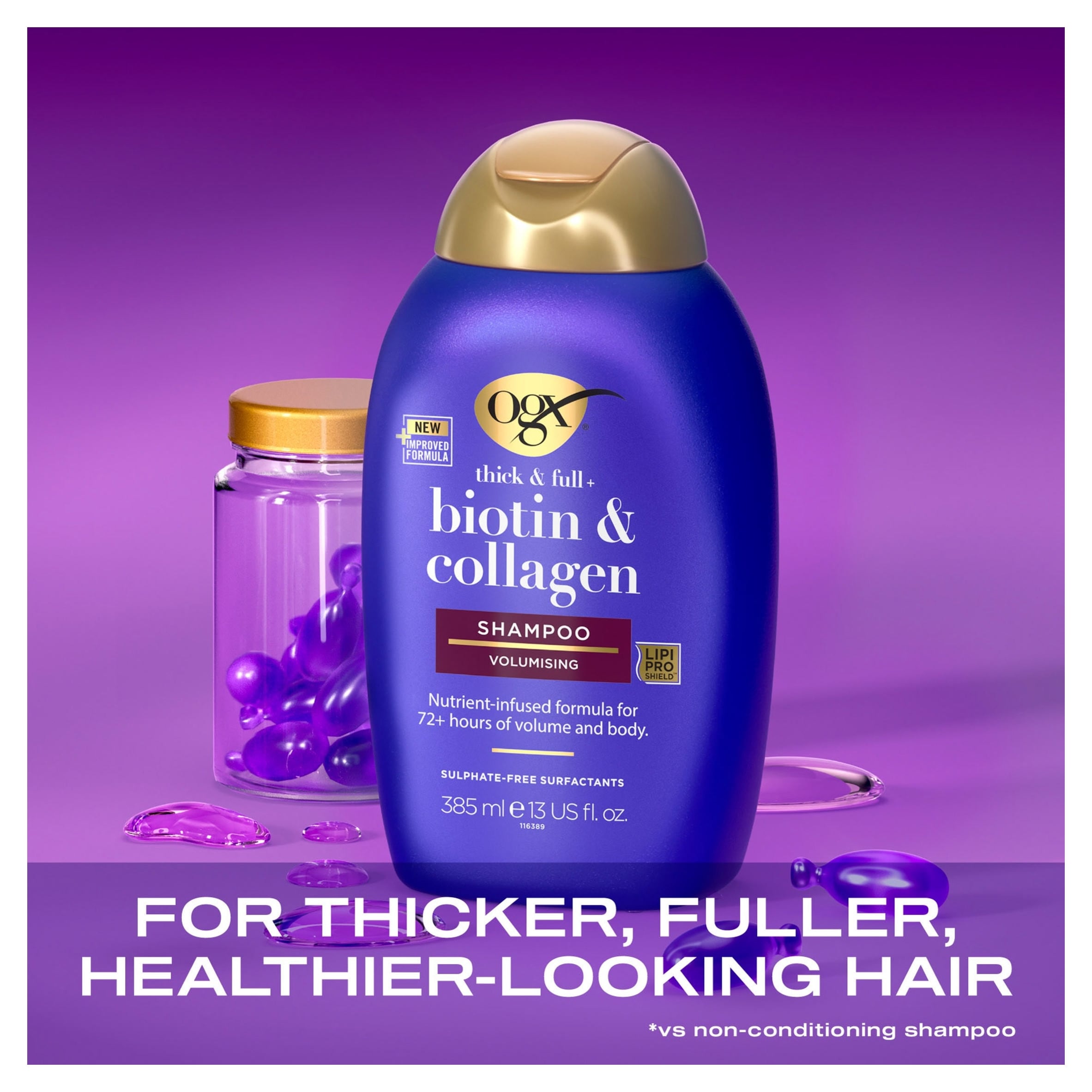 OGX Thick & Full Biotin & Collagen Shampoo 385ml thumbnail 5