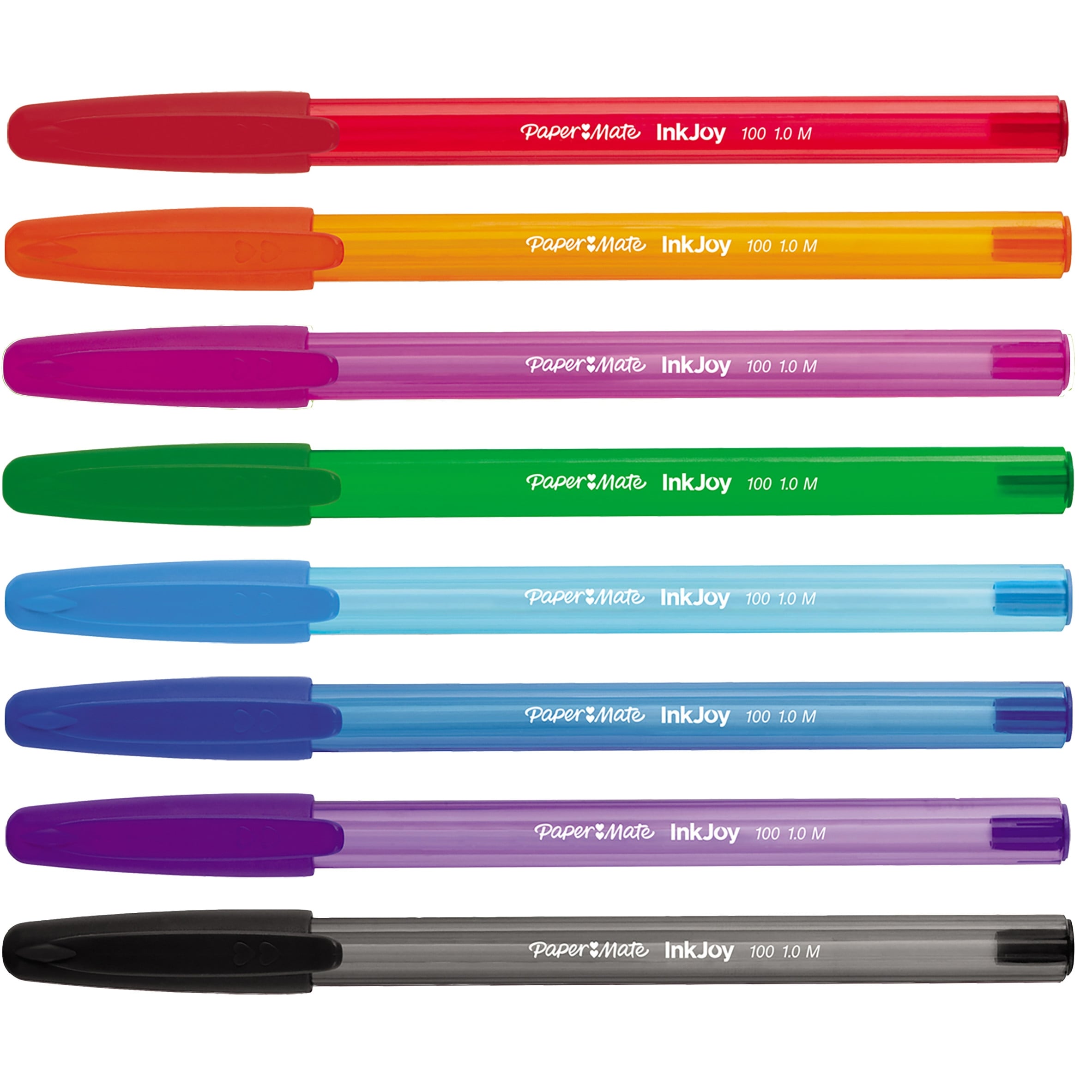 Paper Mate InkJoy 100 Ballpoint Pens, Fun Colours, 8 Count thumbnail 2