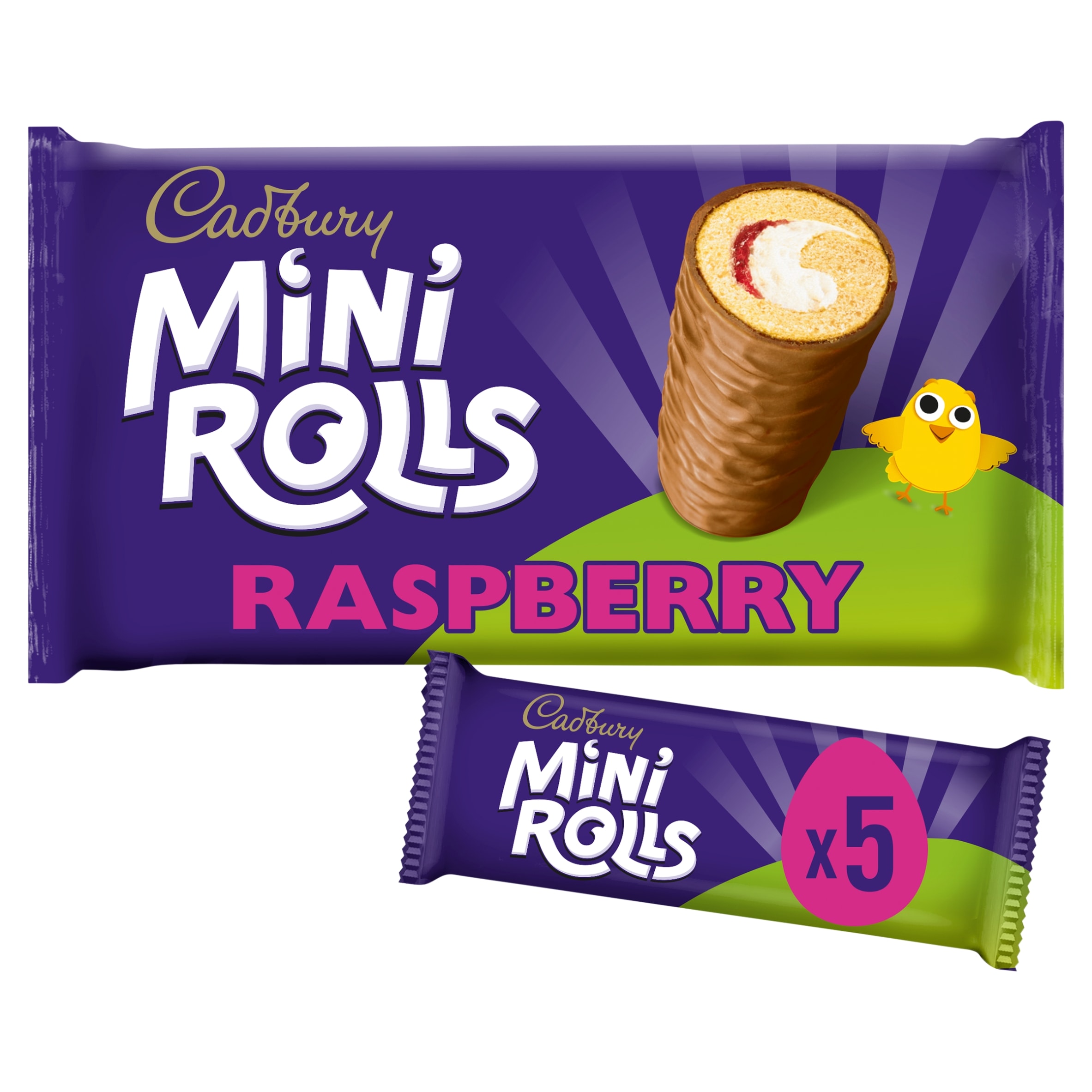 Cadbury Raspberry Mini Rolls