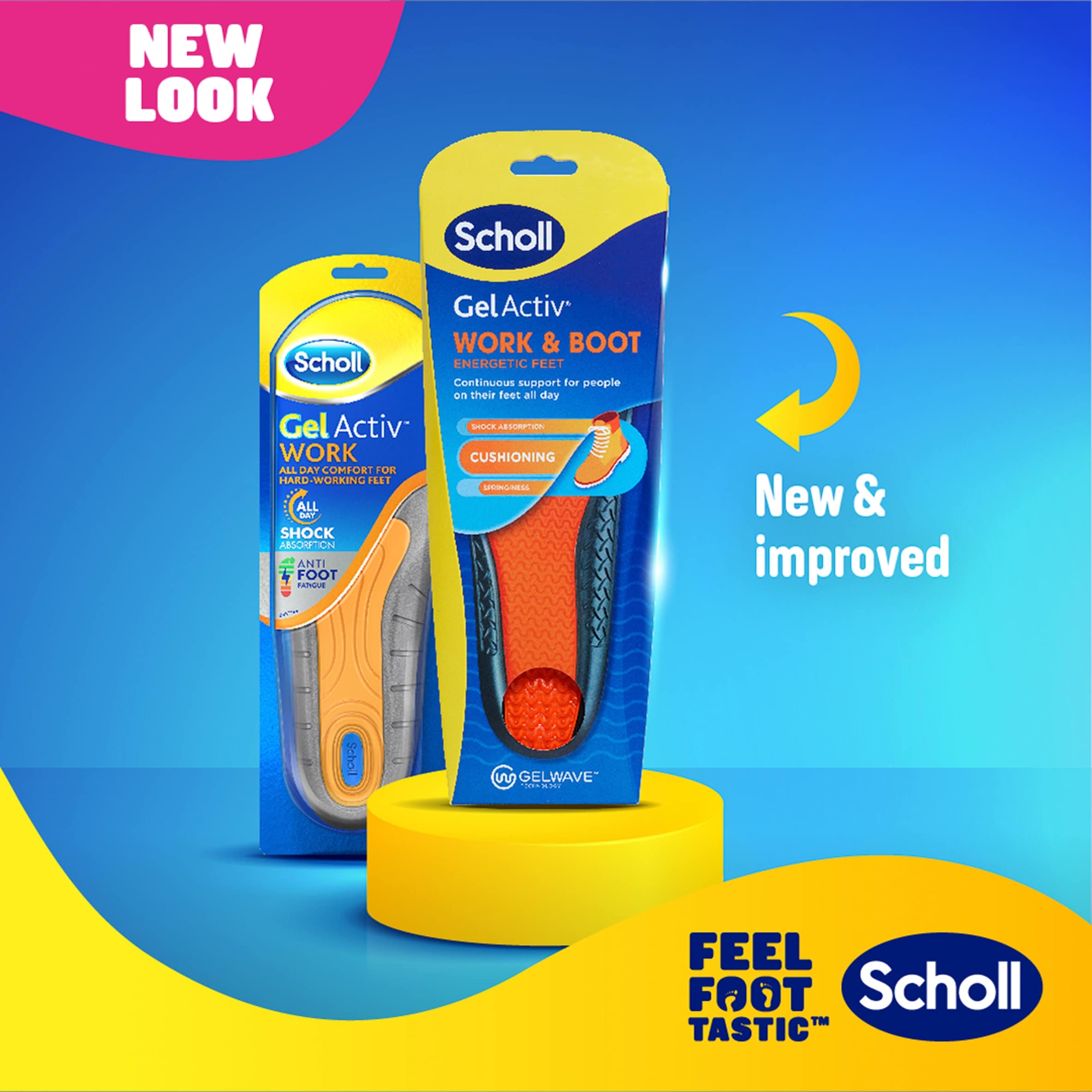 Scholl Gelactiv Insole Work - Men thumbnail 5