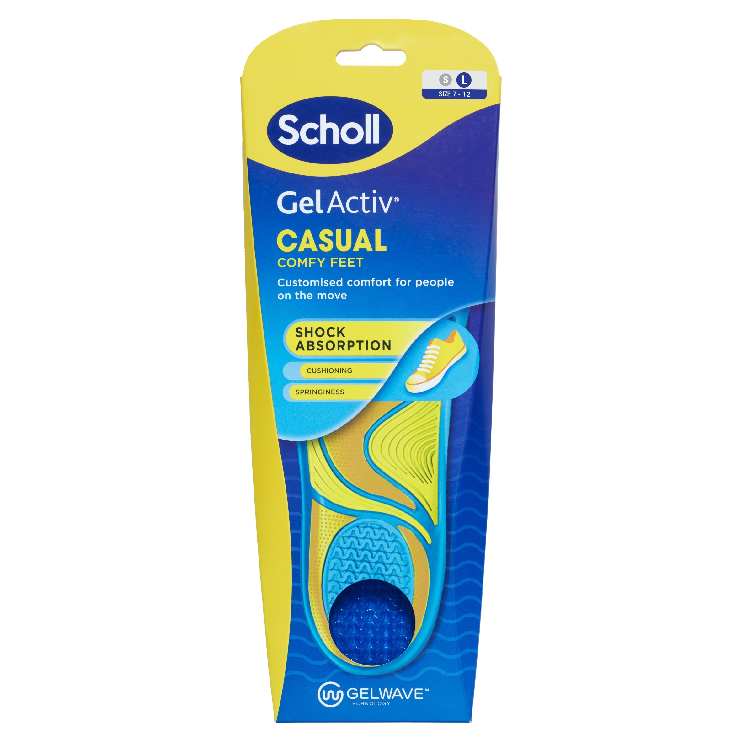 Scholl Gel Activ Casual Insoles Large