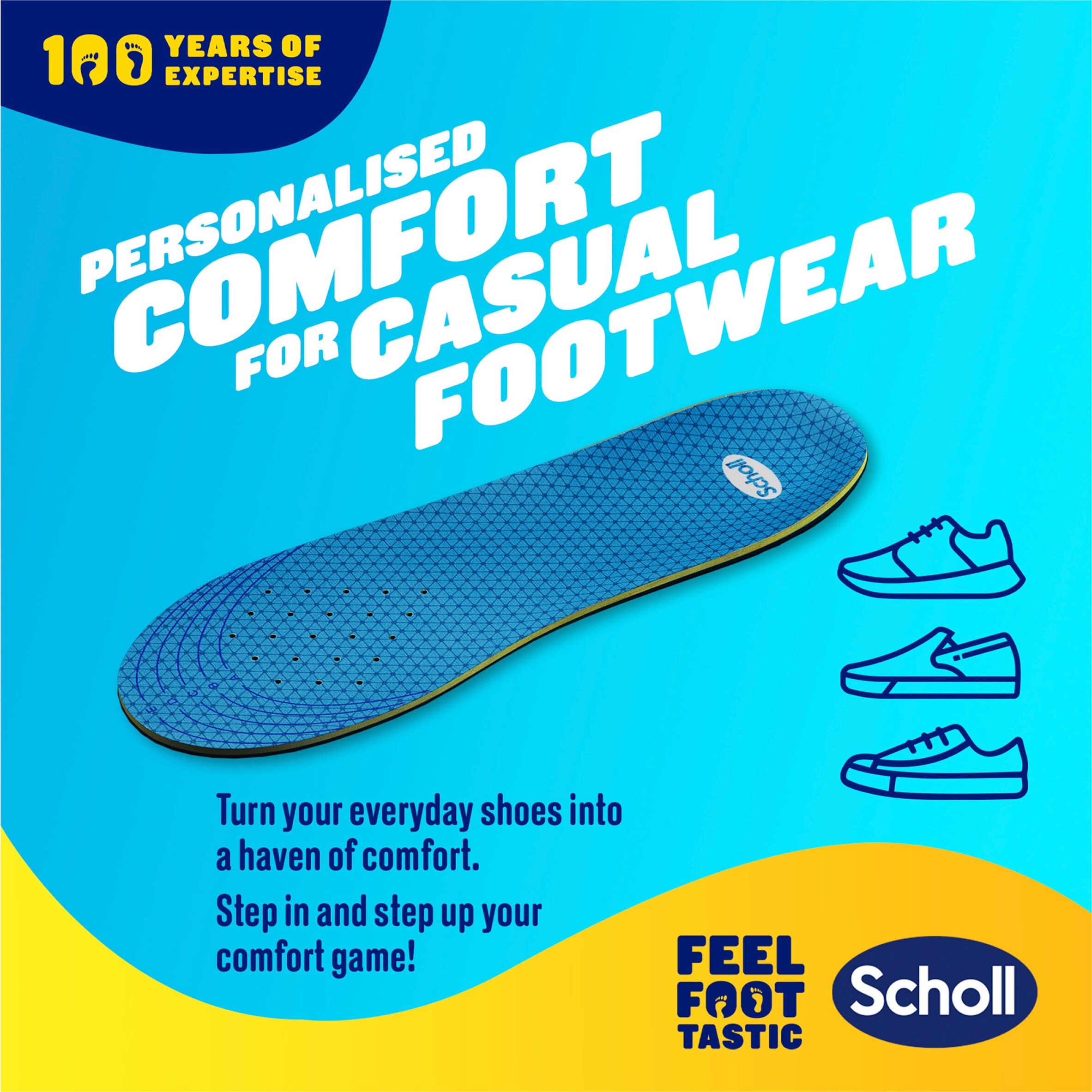 Scholl Gel Activ Insole for Men - Regular Pack thumbnail 3