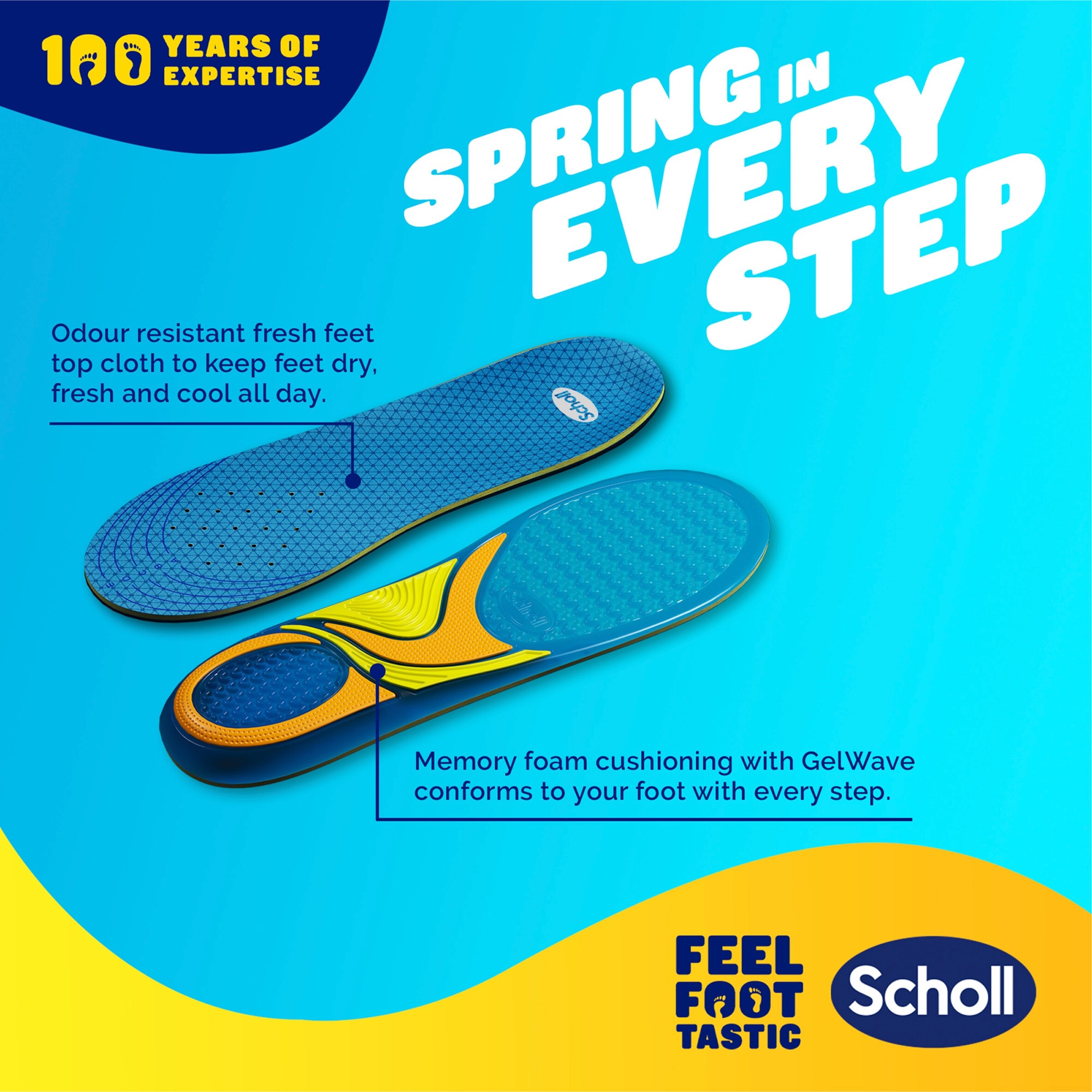 Scholl Gel Activ Insole for Men - Regular Pack thumbnail 5