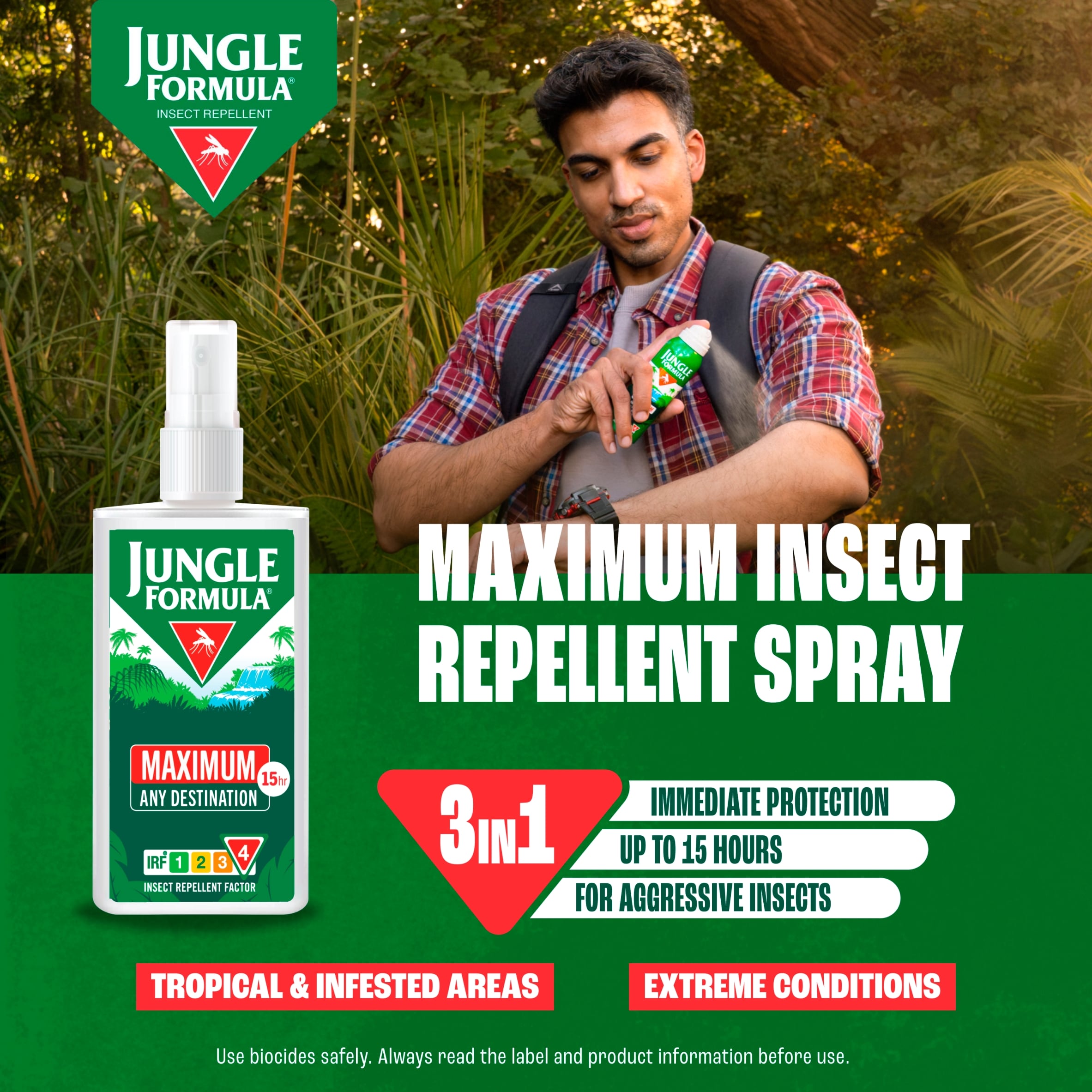 Jungle Formula Insect Repellent Max Pump 90 Ml thumbnail 2