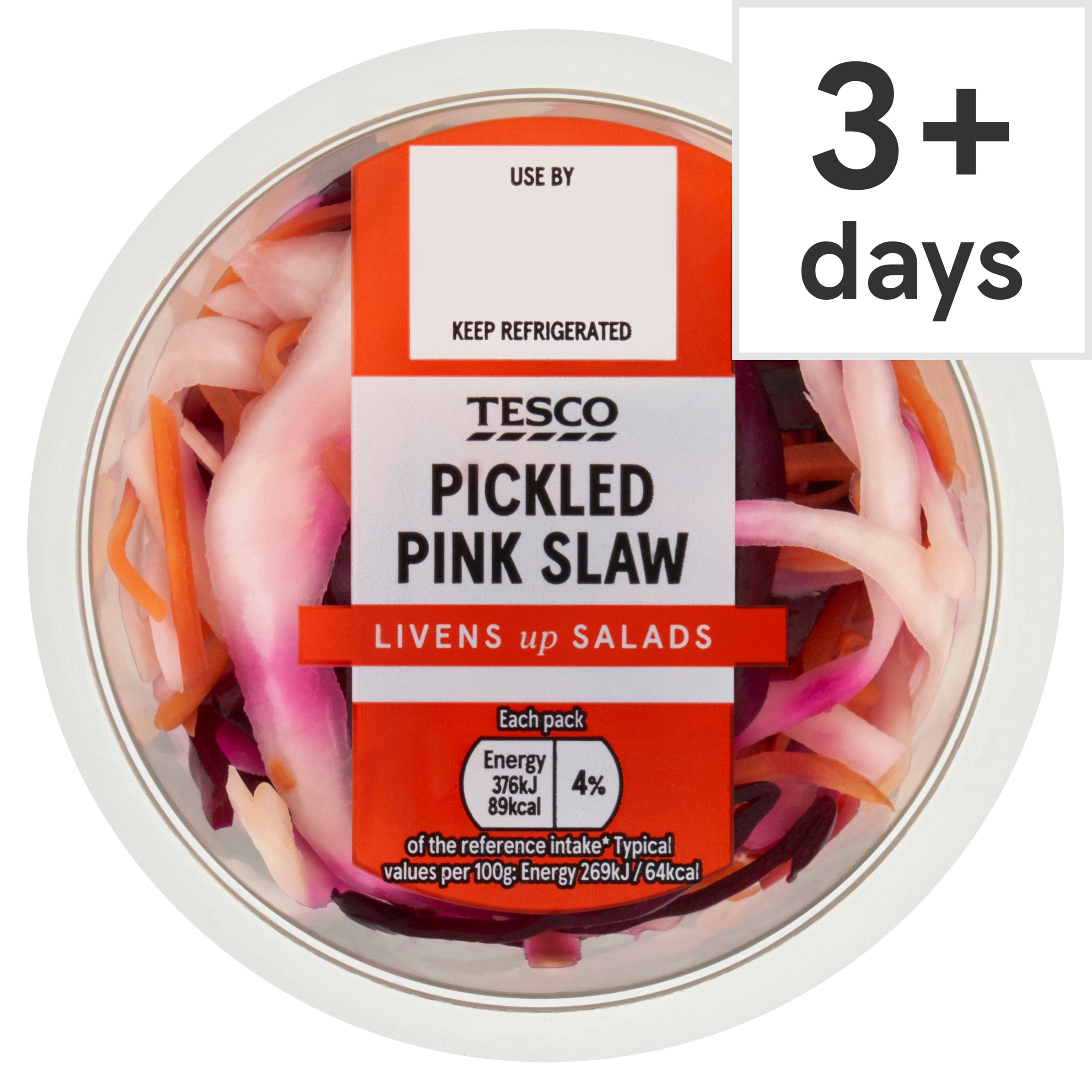 Tesco Pickled Pink Slaw 140G