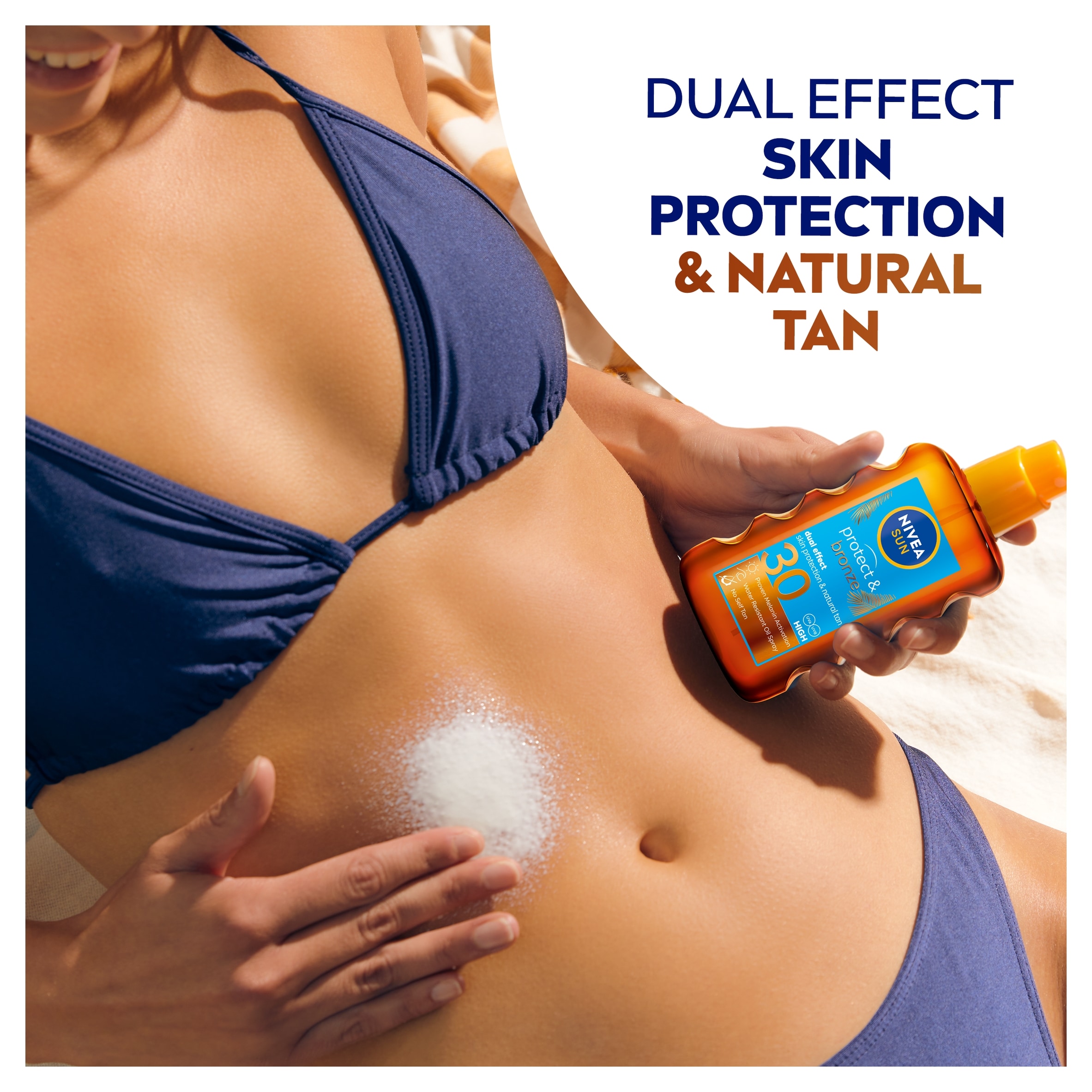 NIVEA SUN Protect & Bronze Tan Activating Sun Oil Spray SPF30 200ml thumbnail 4