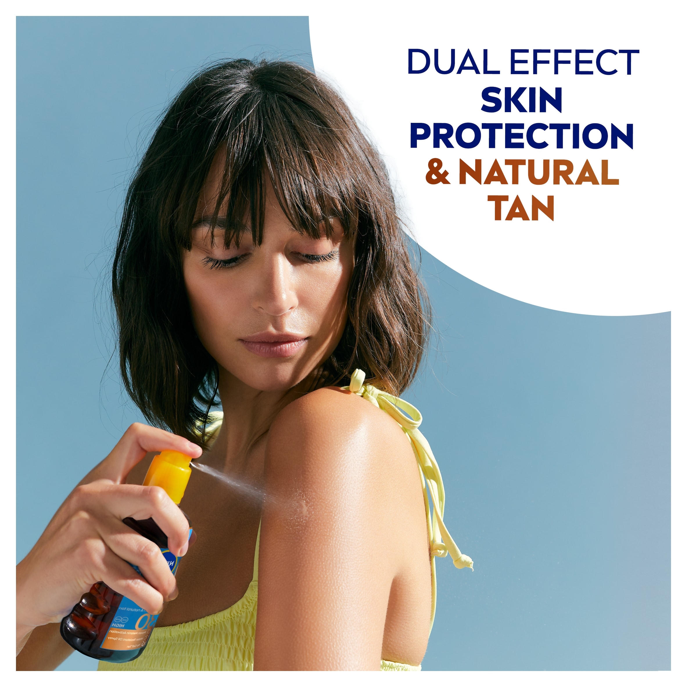 NIVEA SUN Protect & Bronze Tan Activating Sun Oil Spray SPF30 200ml thumbnail 5