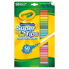 Crayola Super Tips Washable Marker Pens 50 Pack
