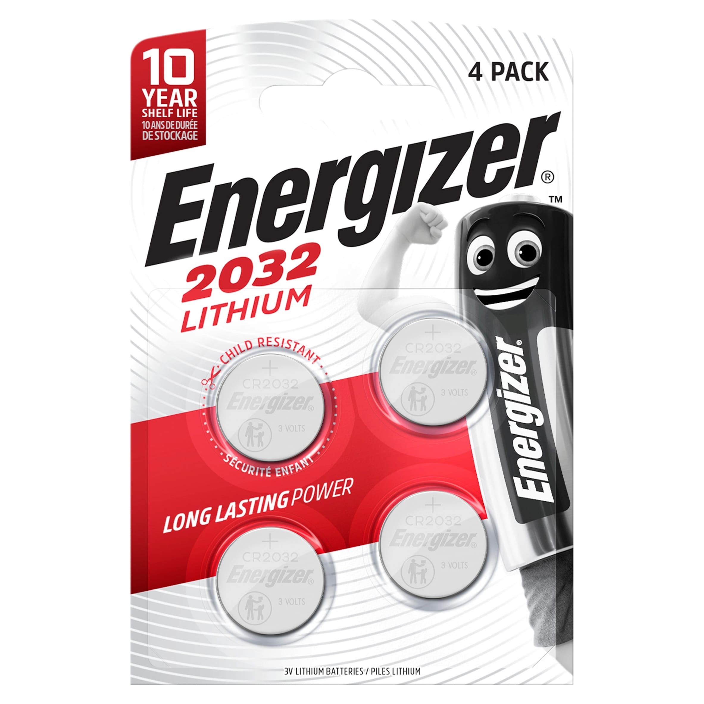Energizer CR2032 Batteries 4 Pack
