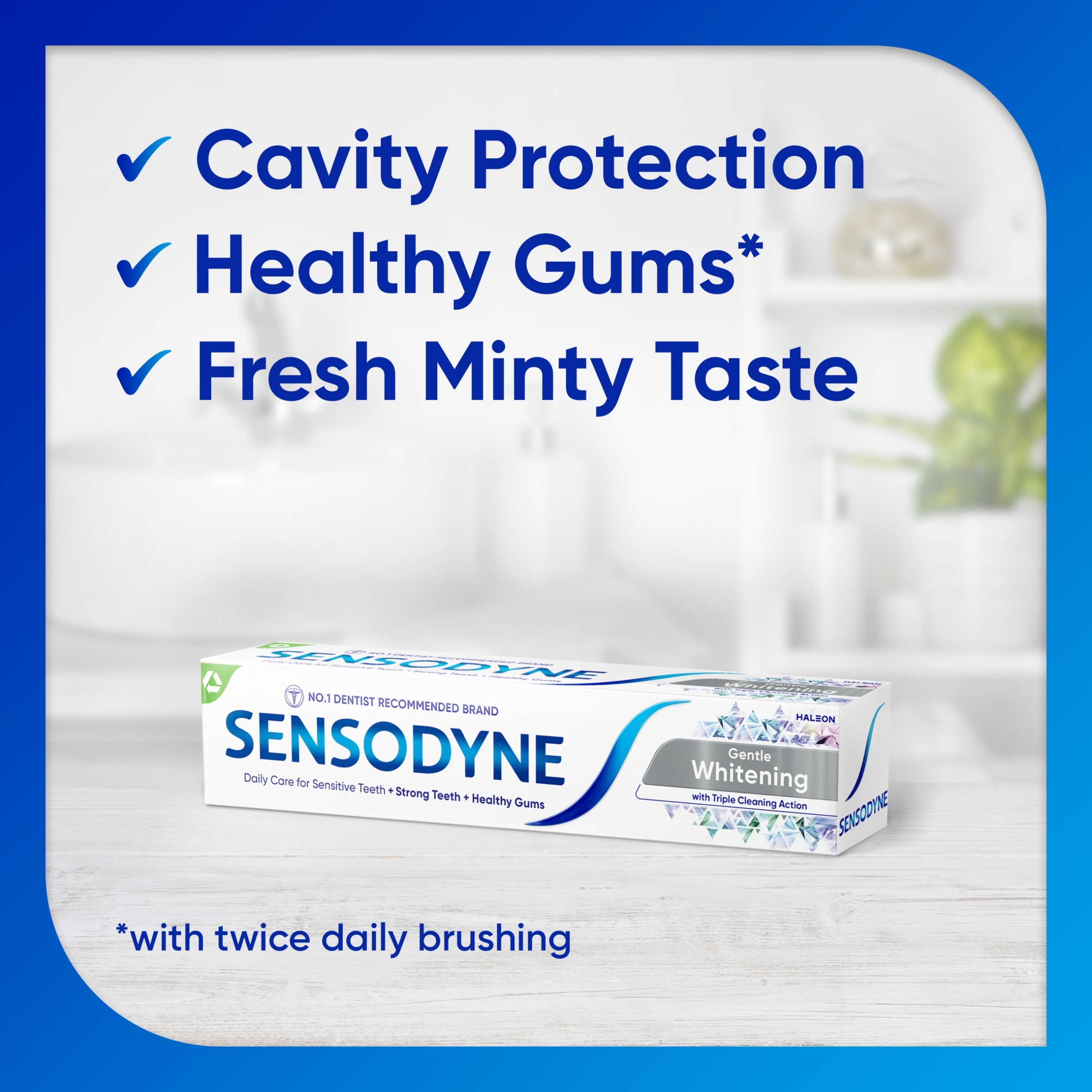 Sensodyne Daily Care Gentle Whitening Sensitive Toothpaste 75ml thumbnail 4