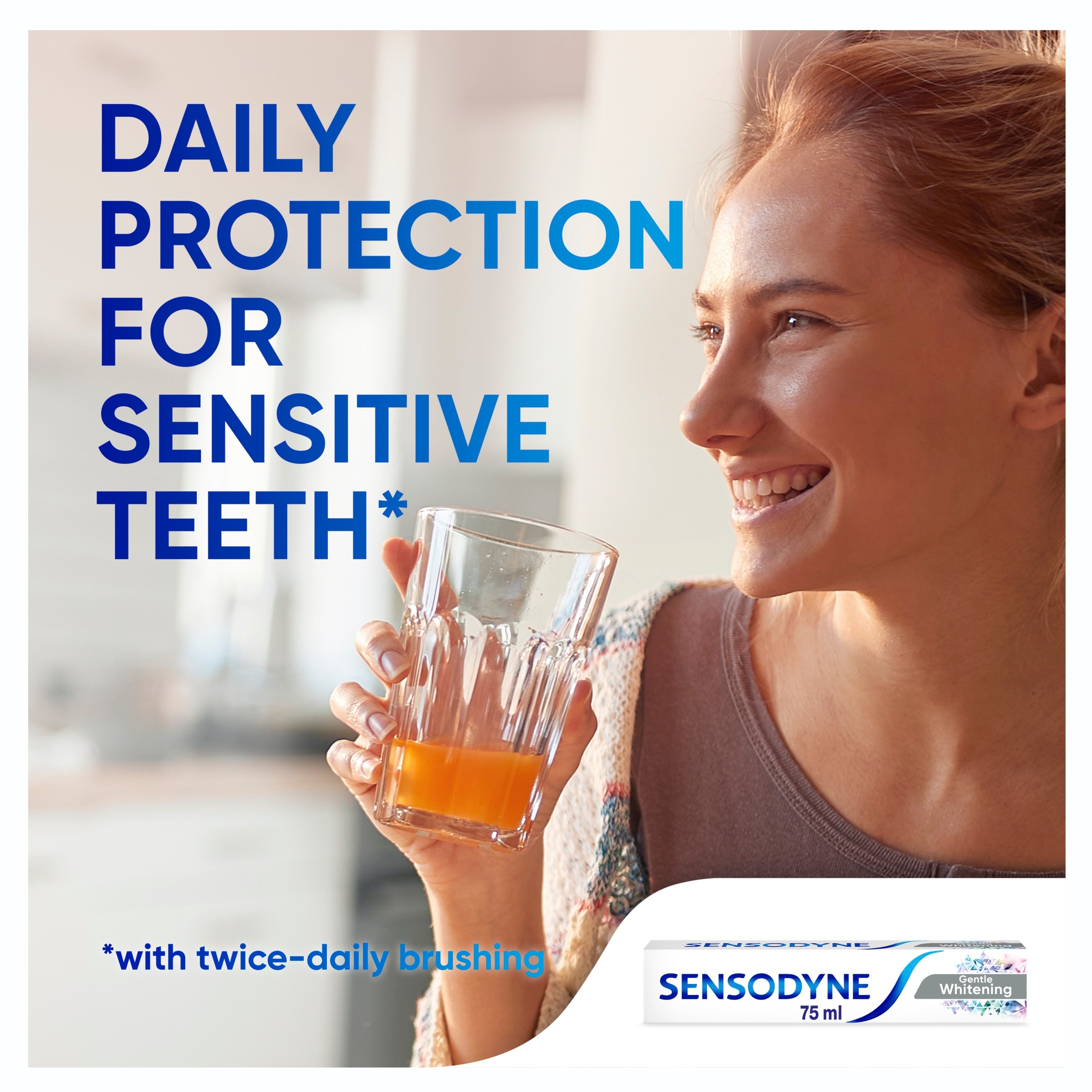 Sensodyne Daily Care Gentle Whitening Sensitive Toothpaste 75ml thumbnail 5