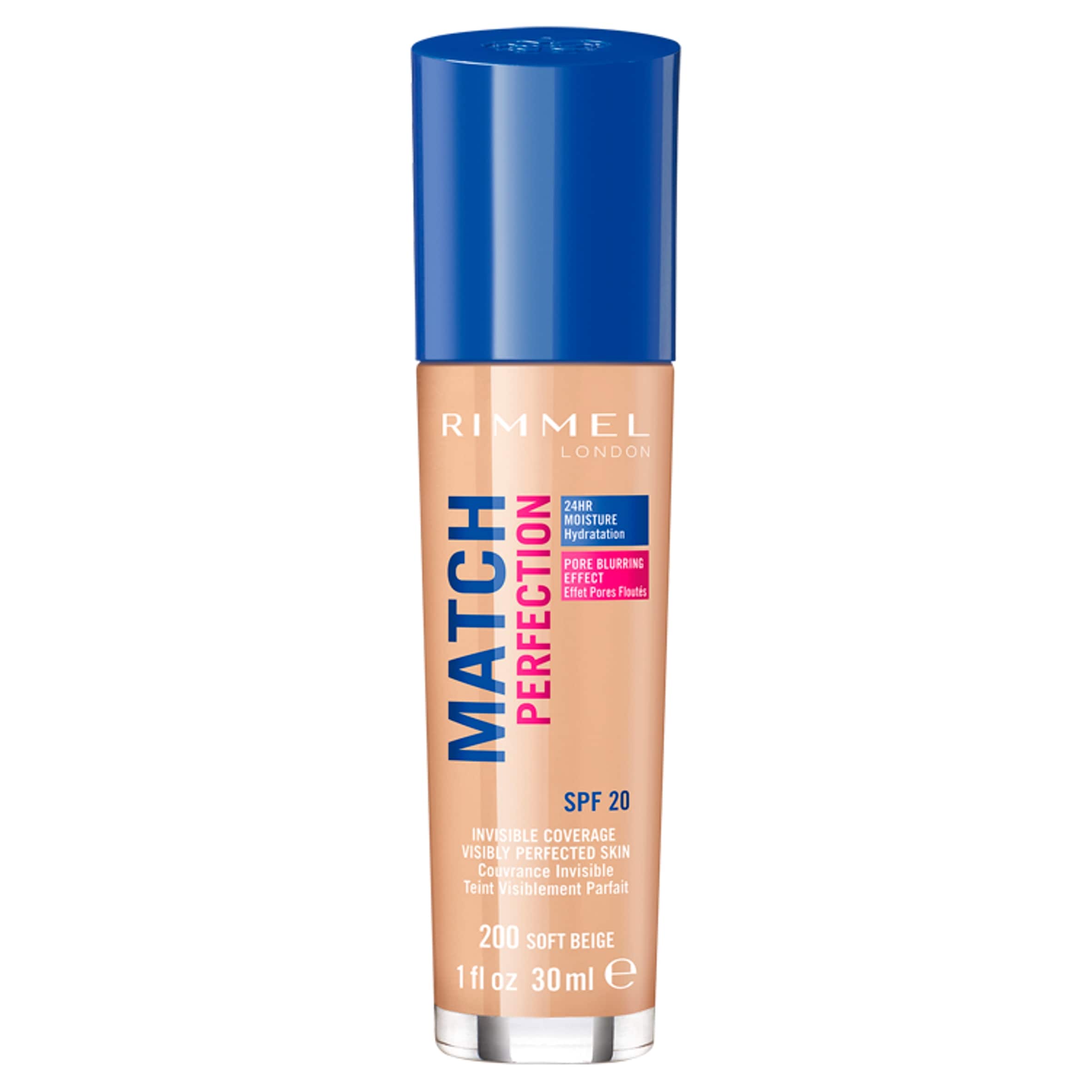 Rimmel Match & Perfect Foundation Soft Beige 30Ml
