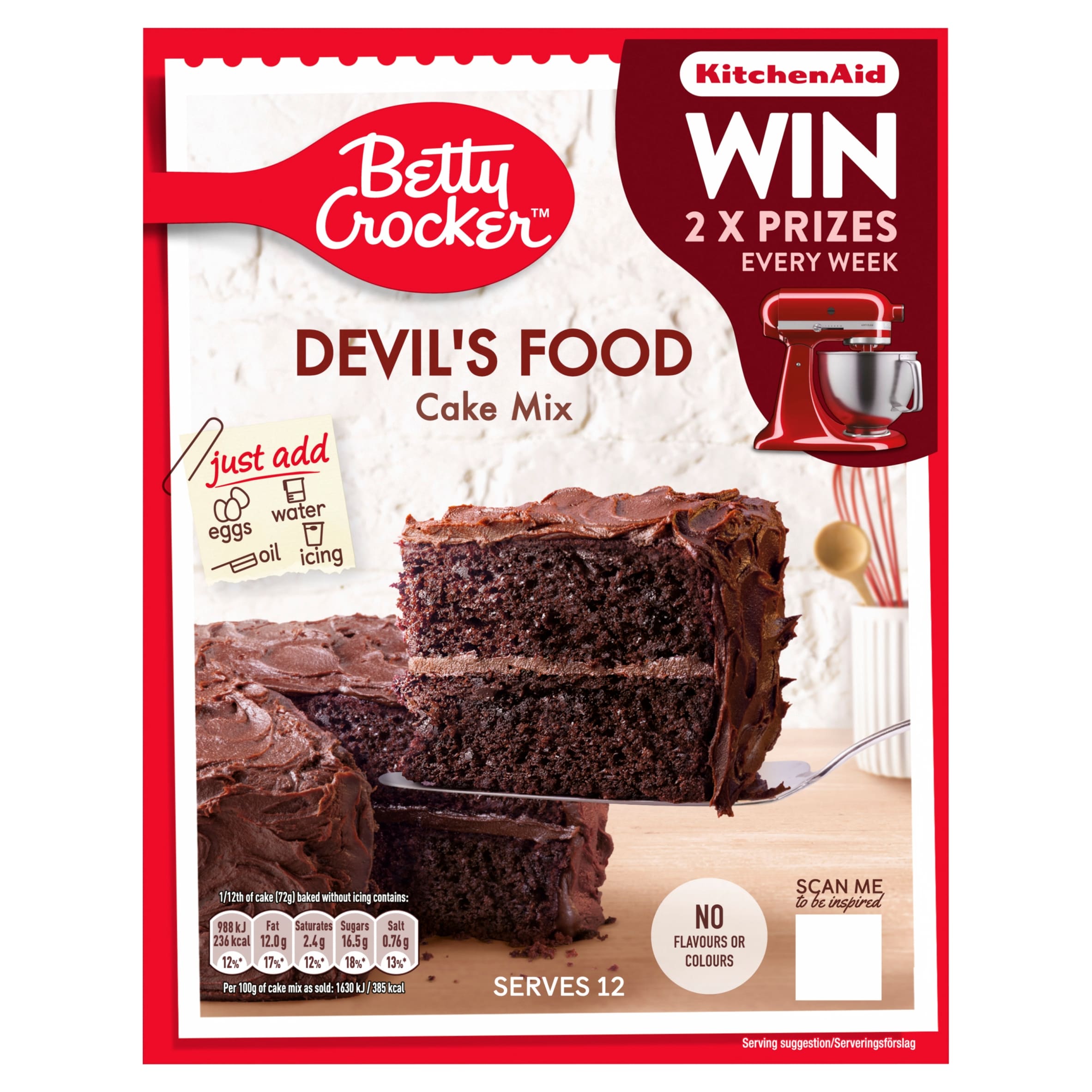 Betty Crocker Devil's Food Chocolate Cake Mix