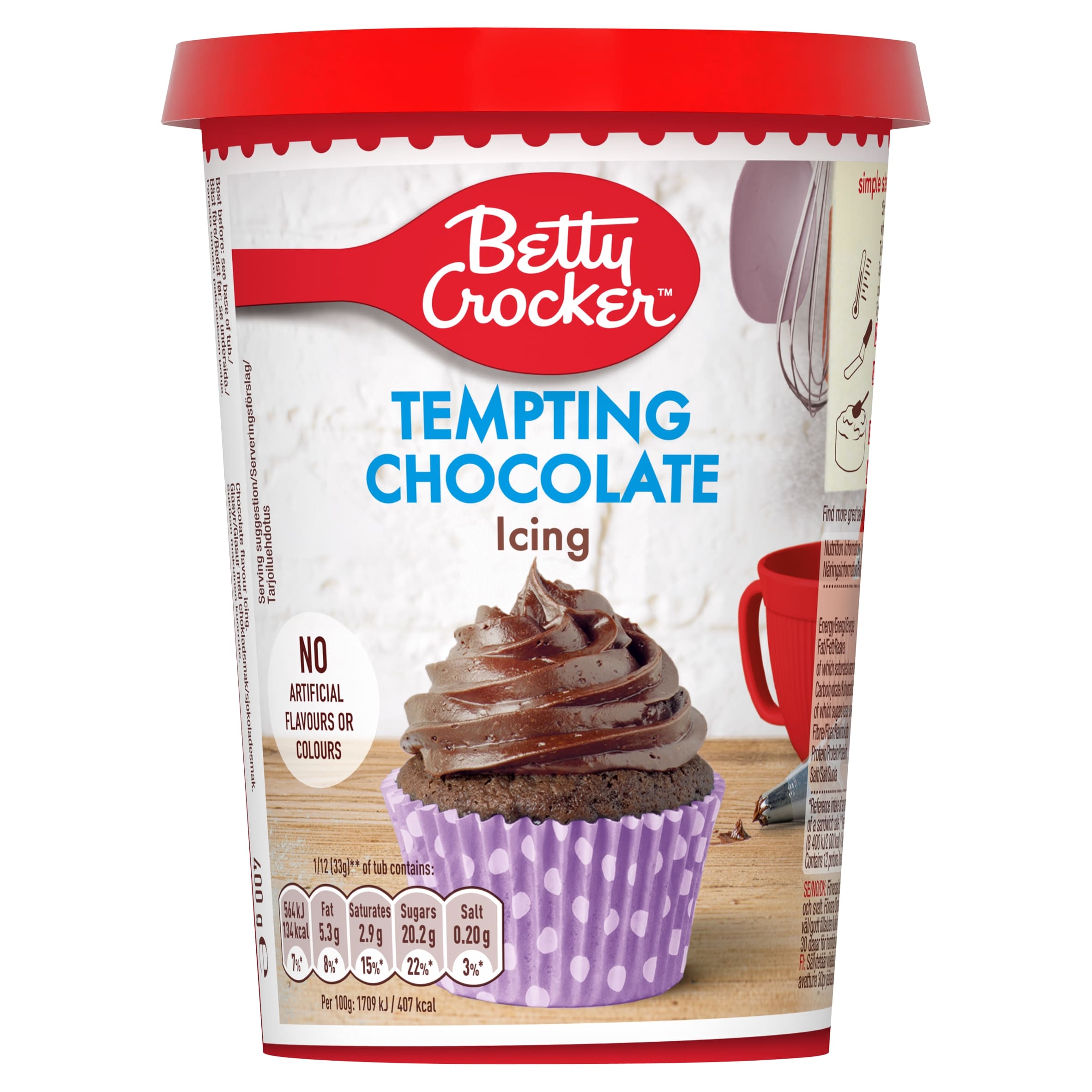 Betty Crocker Tempting Chocolate Icing 400G
