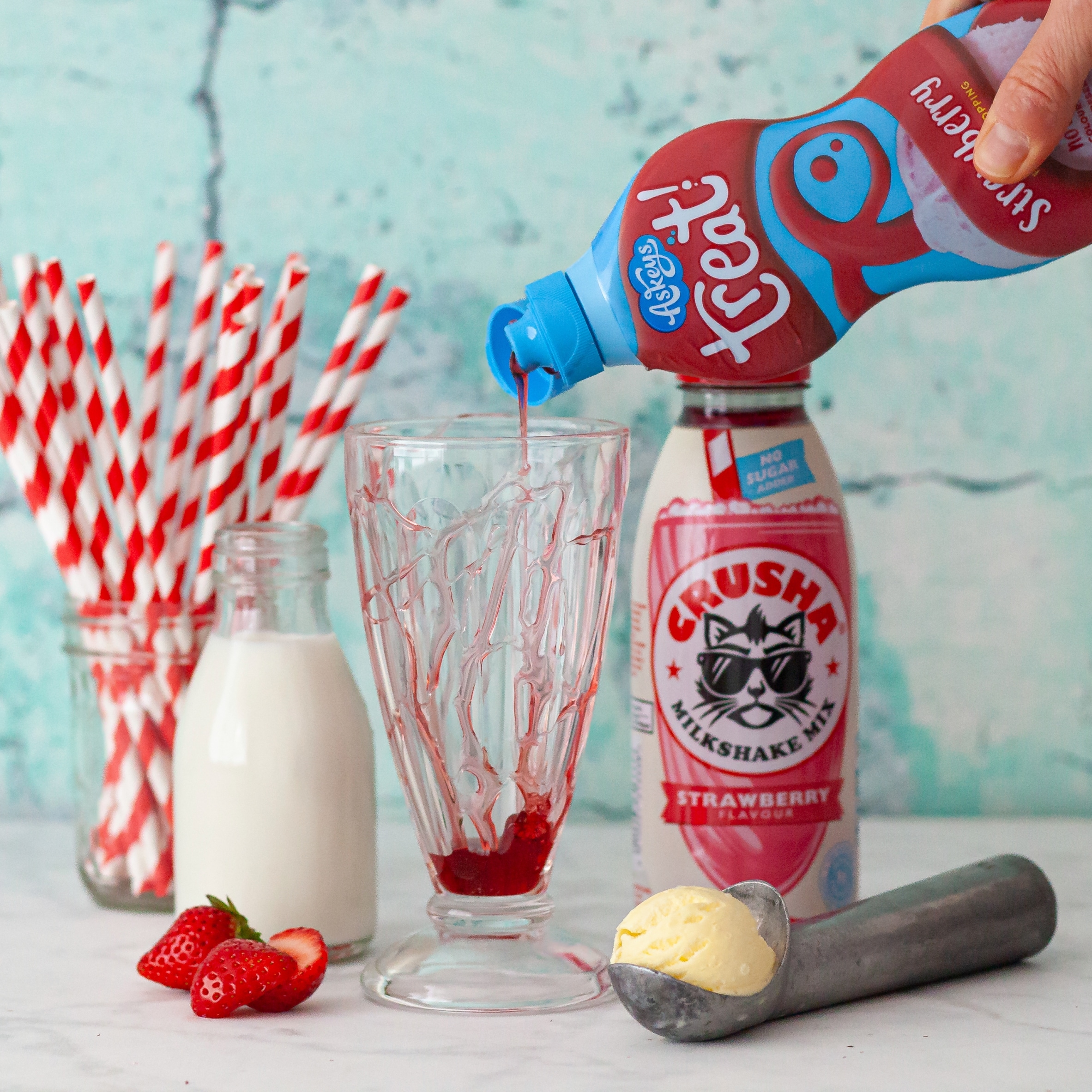 Crusha Strawberry No Added Sugar 500Ml thumbnail 3
