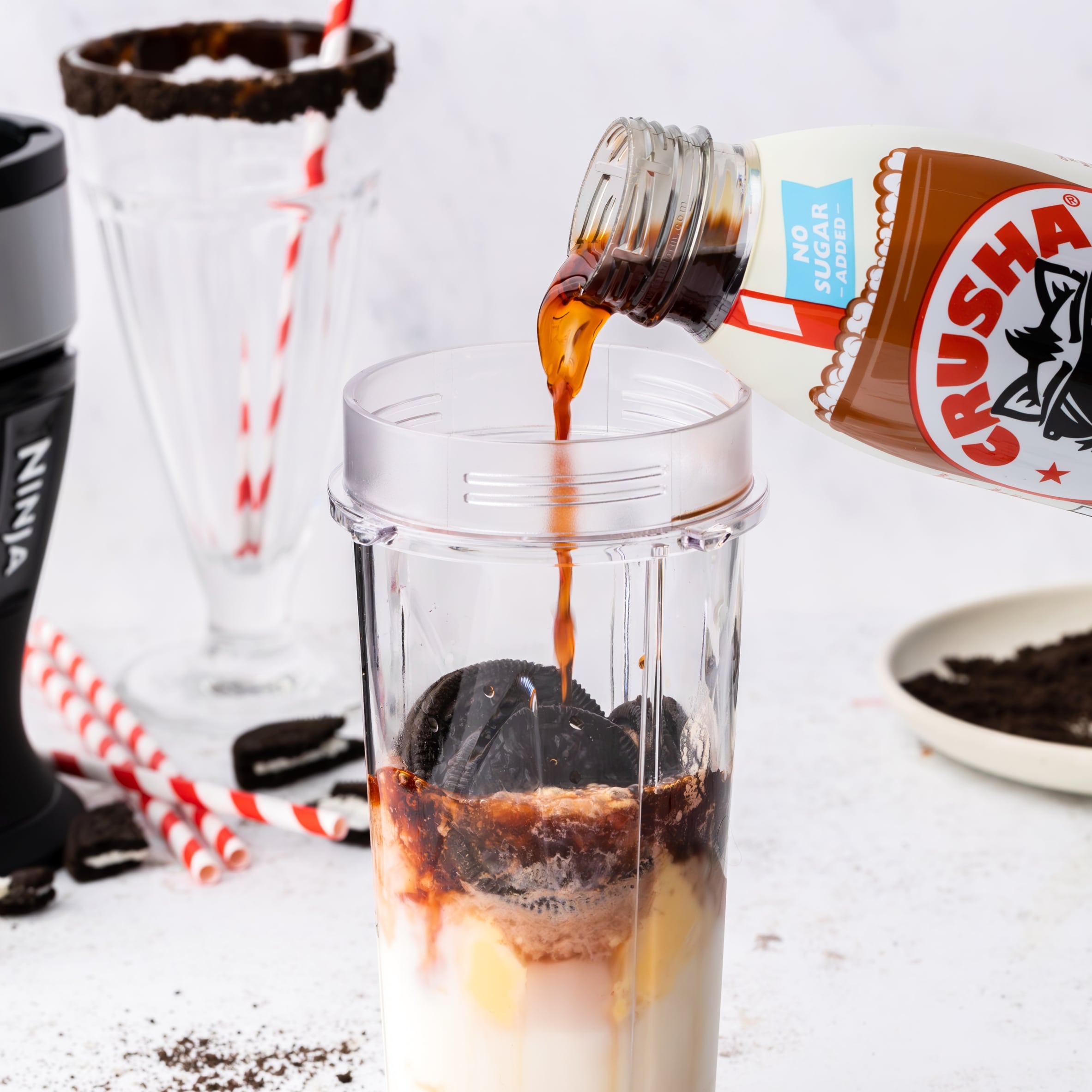Crusha Chocolate No Added Sugar 500Ml thumbnail 2