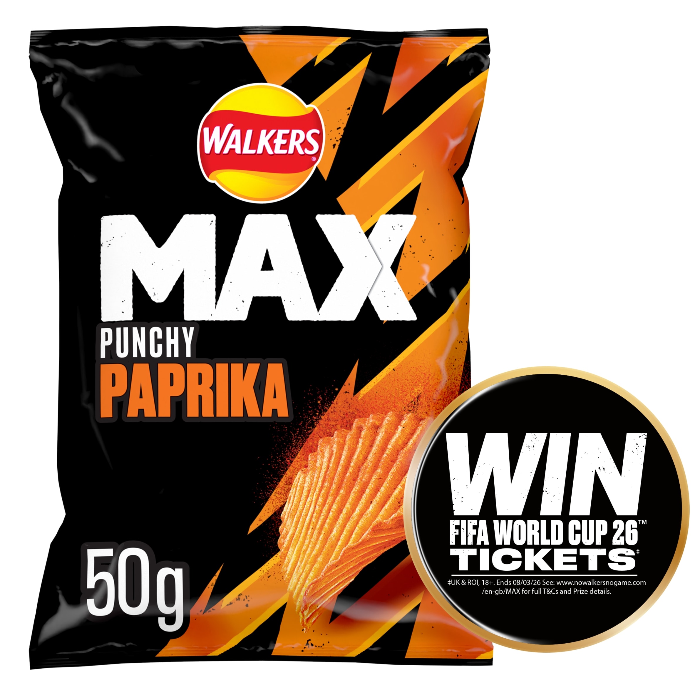 Walkers Max Paprika Crisps