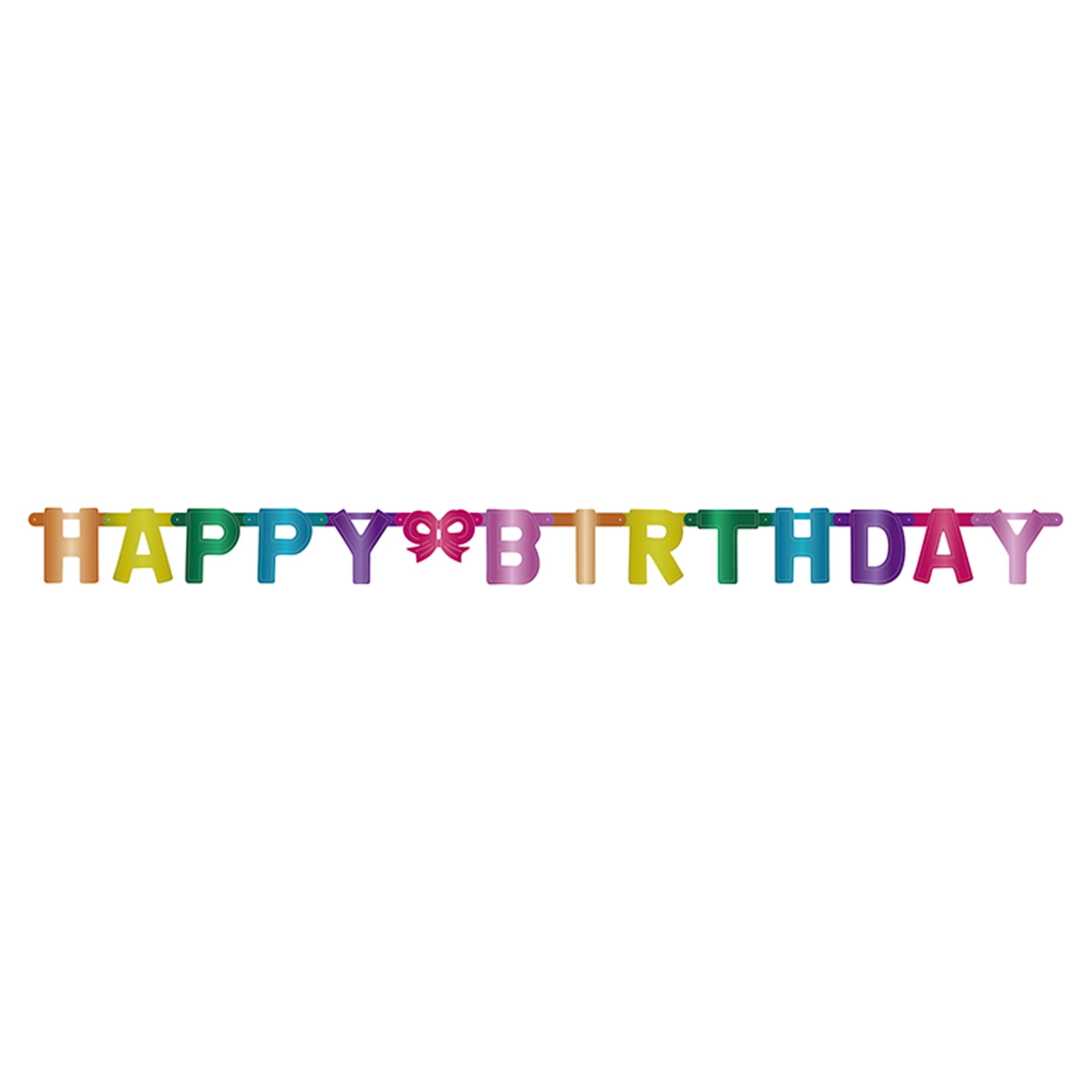 Tesco Giant Happy Birthday Die Cut Foil Bunting