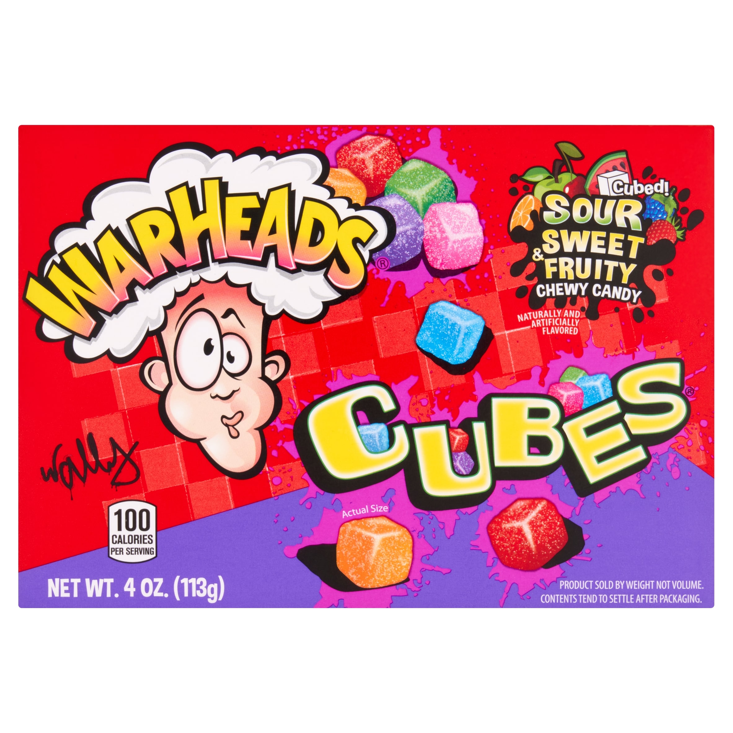 Warheads Sour Chewy Cubes