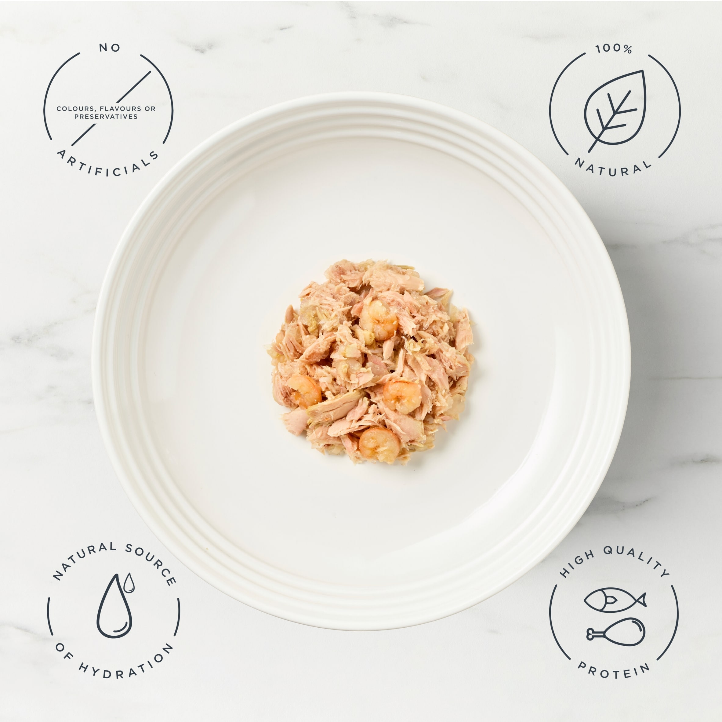 Encore In Broth Tuna Fillet With Prawn Cat Food 70g thumbnail 2