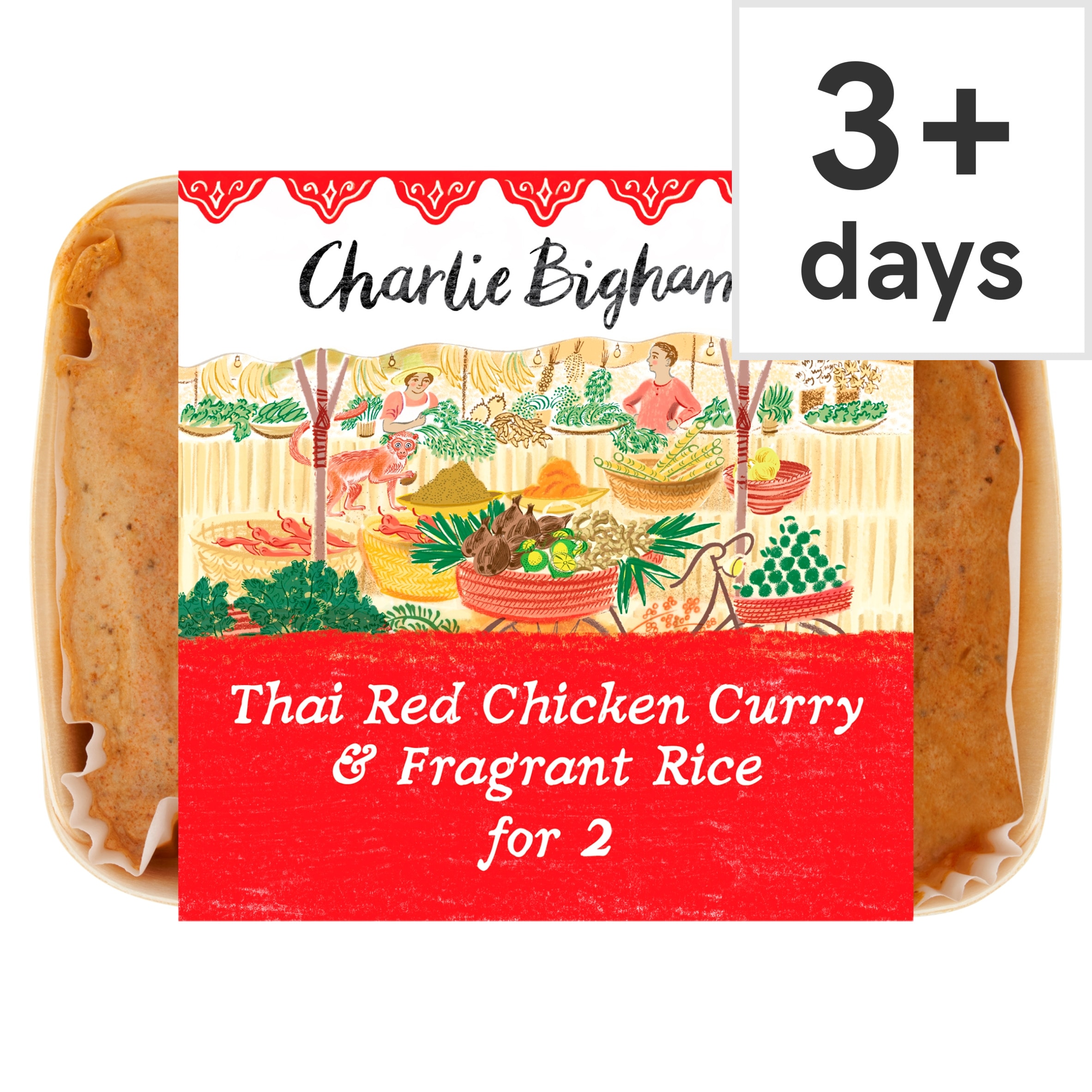 Charlie Bigham's Thai Red Chicken Curry & Fragrant Rice for 2