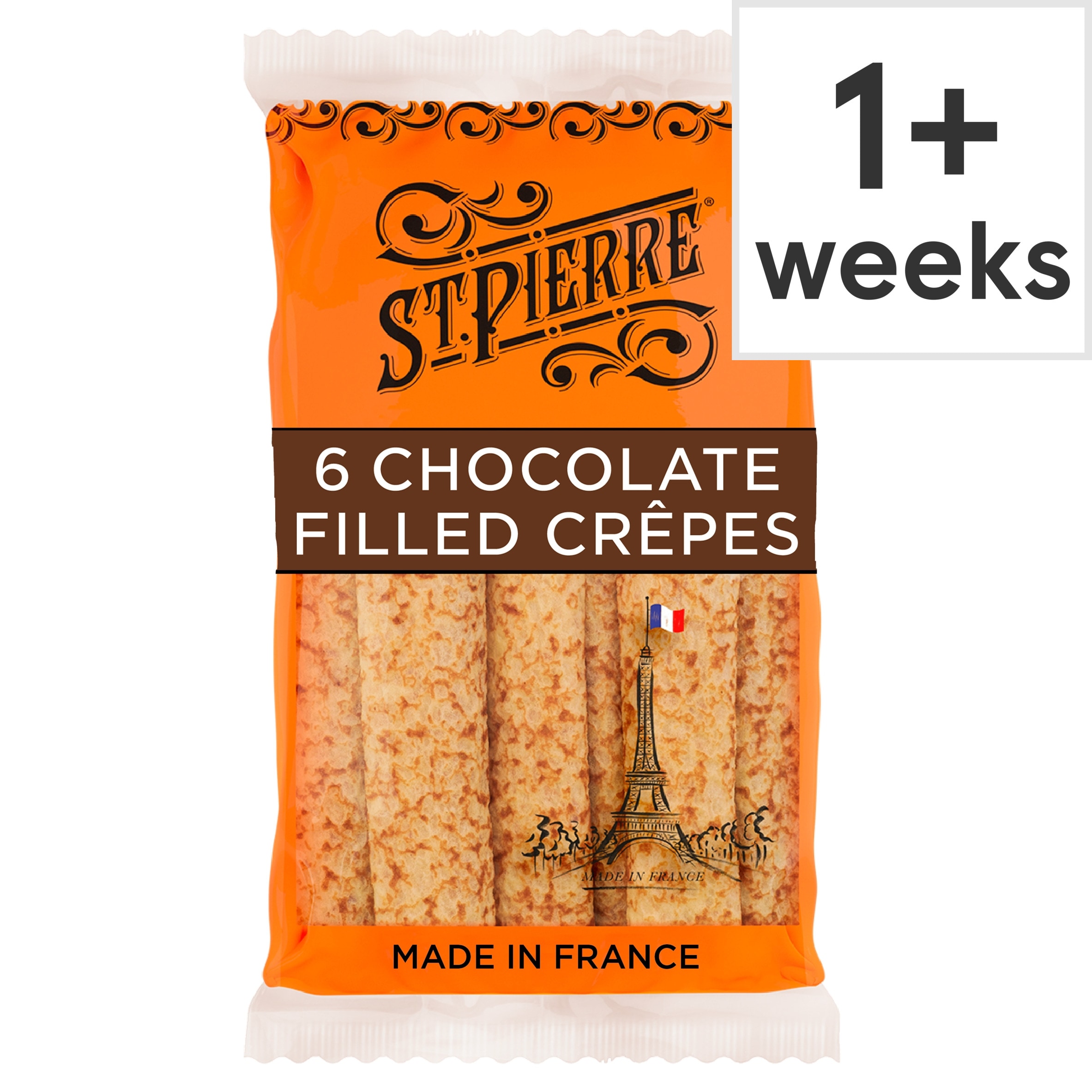 St Pierre Chocolate Filled French Crepes 6 Pack