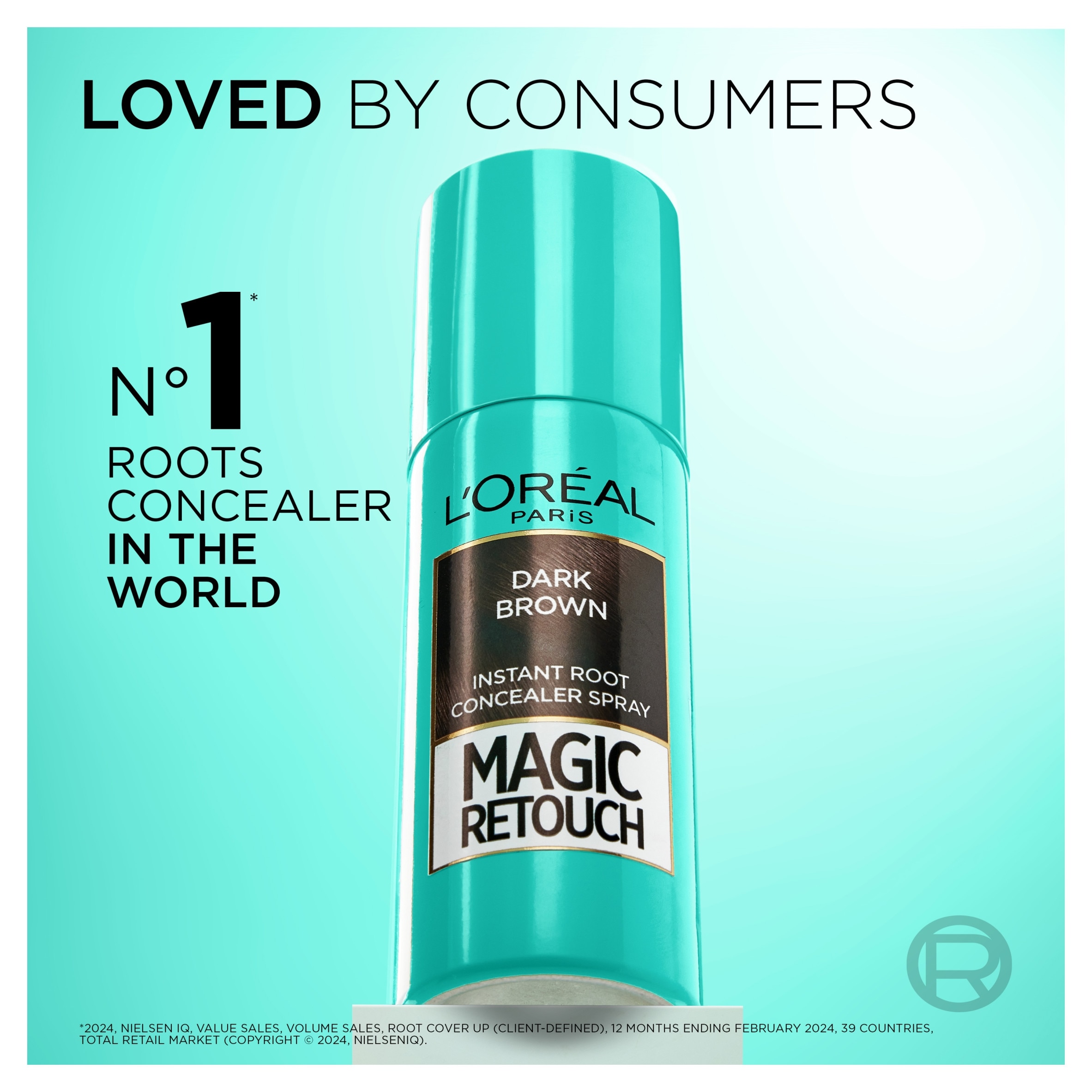 L'Oreal Paris Magic Retouch Instant Root Concealer Spray Brown 75ml thumbnail 2