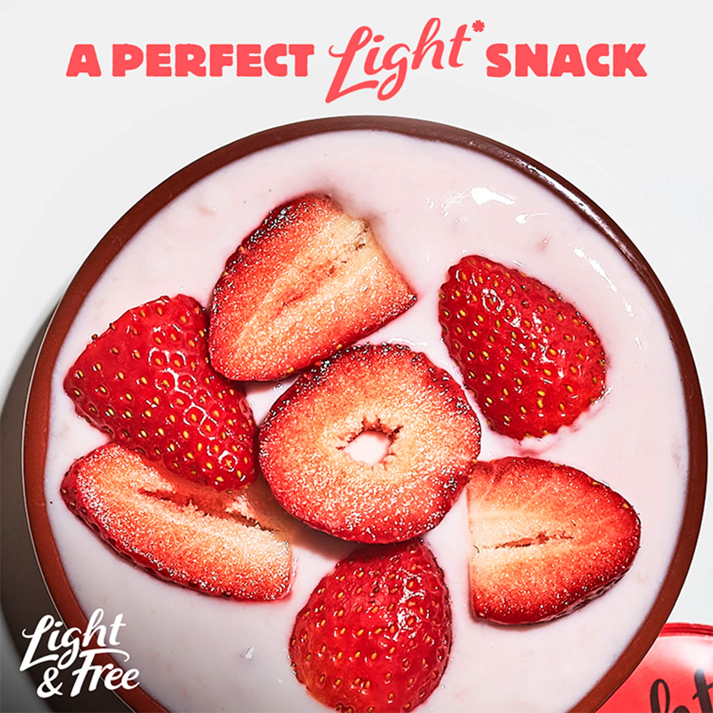 Light & Free Strawberry Greek Style Fat Free Yoghurt 4x115g thumbnail 4
