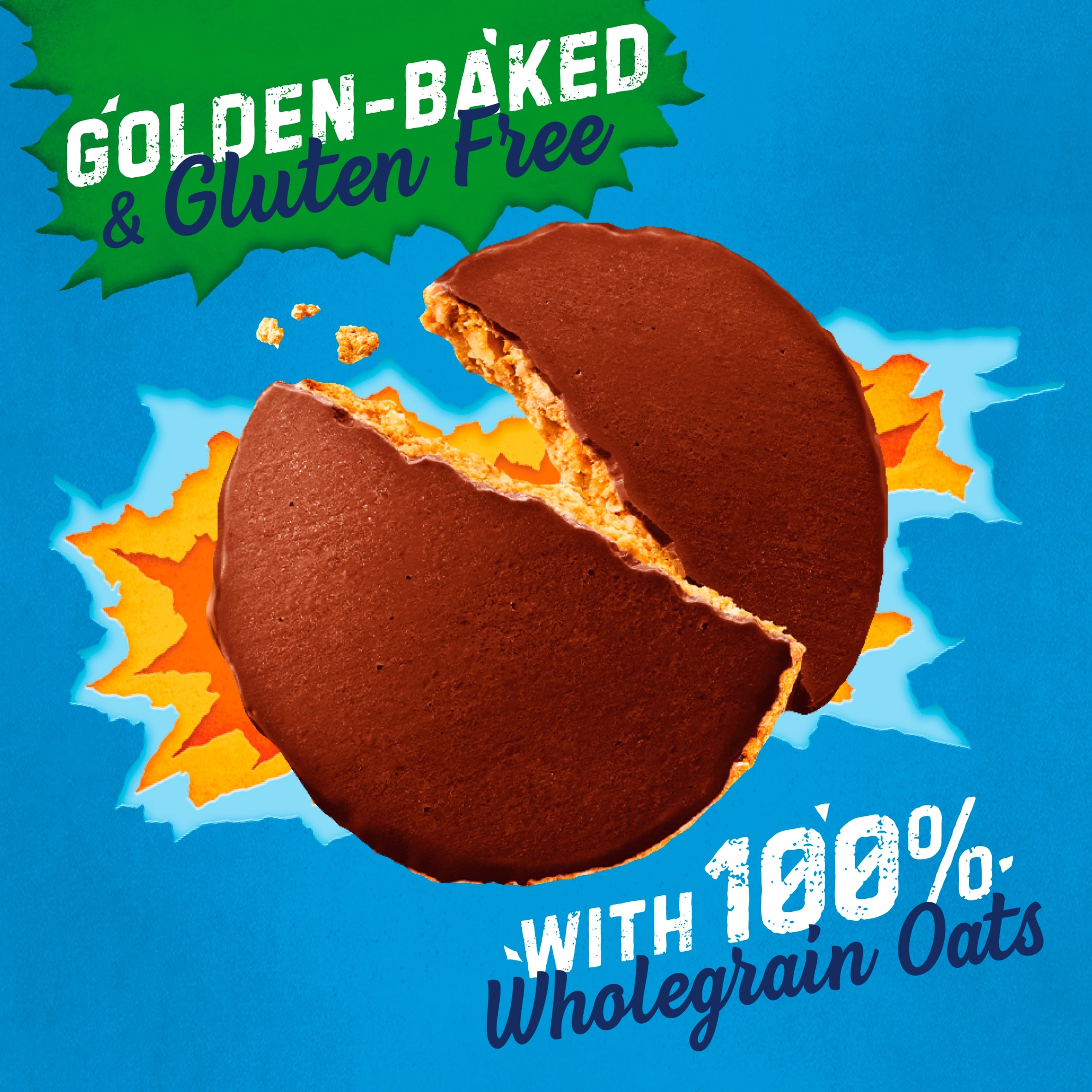 McVitie's Gluten Free Milk Chocolate Hobnobs Biscuits 150g thumbnail 3