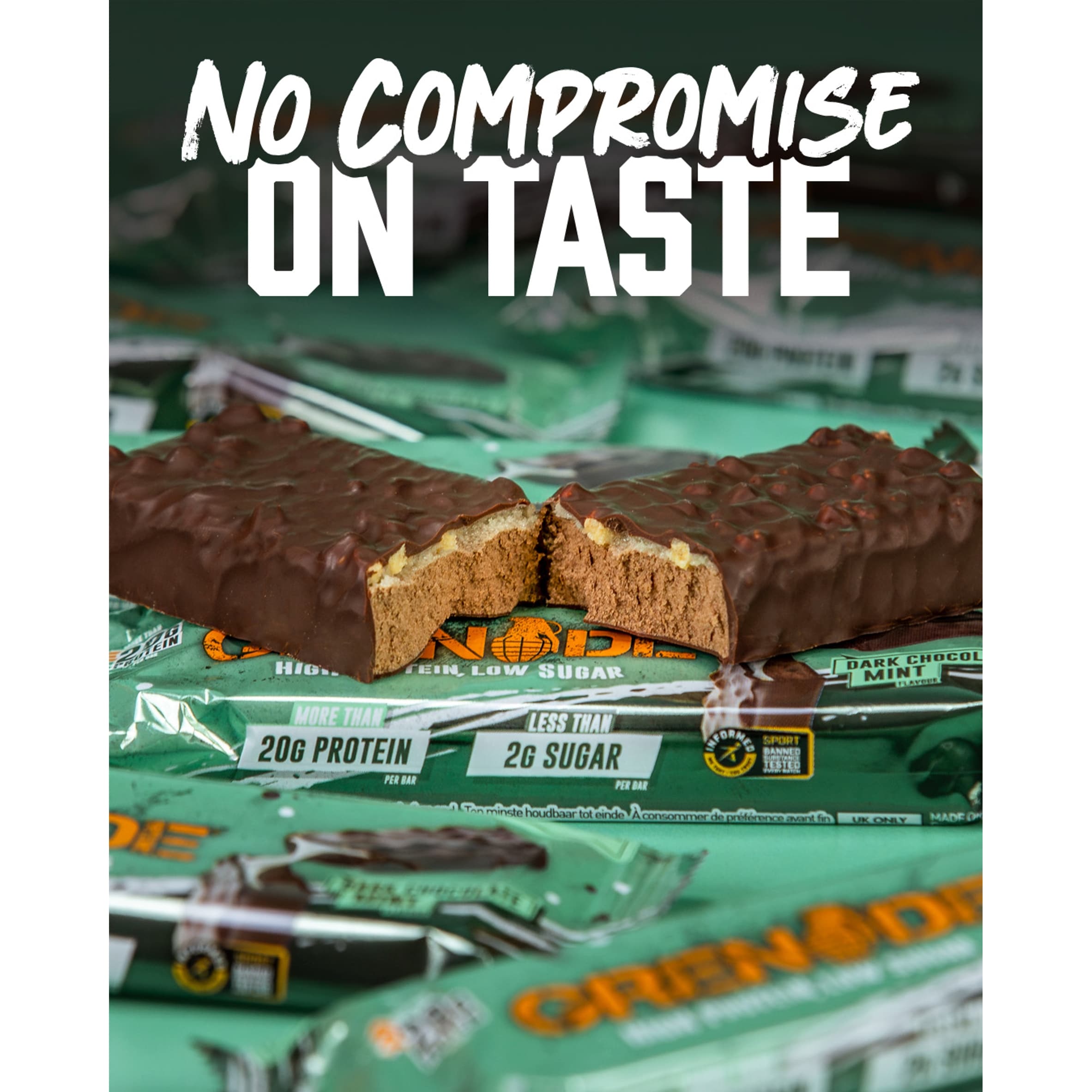 Grenade Carb Killa Protein Bar - Dark Chocolate Mint 60g thumbnail 4