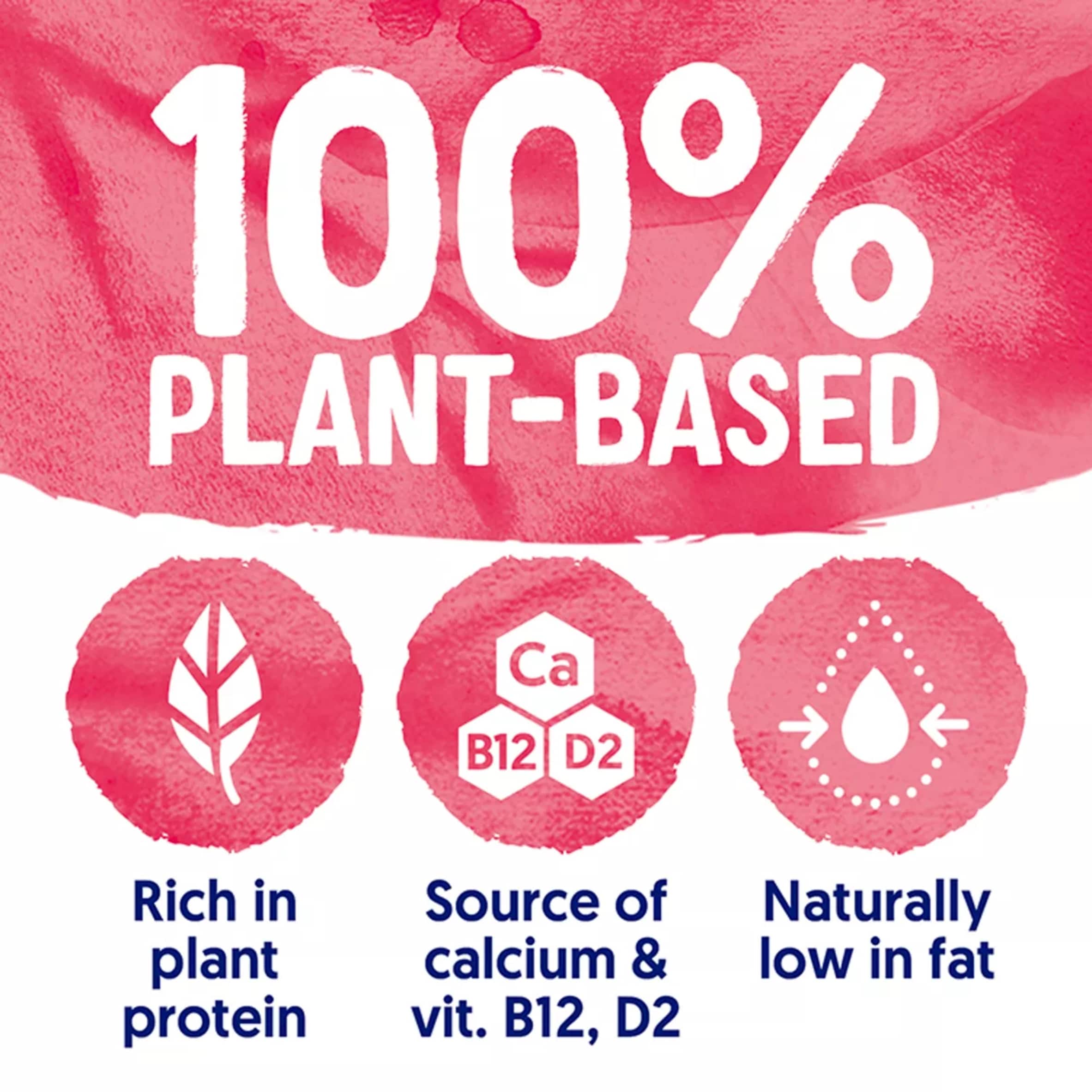 Alpro Cherry Dairy Free Soya Yoghurt Alternative 500g thumbnail 3