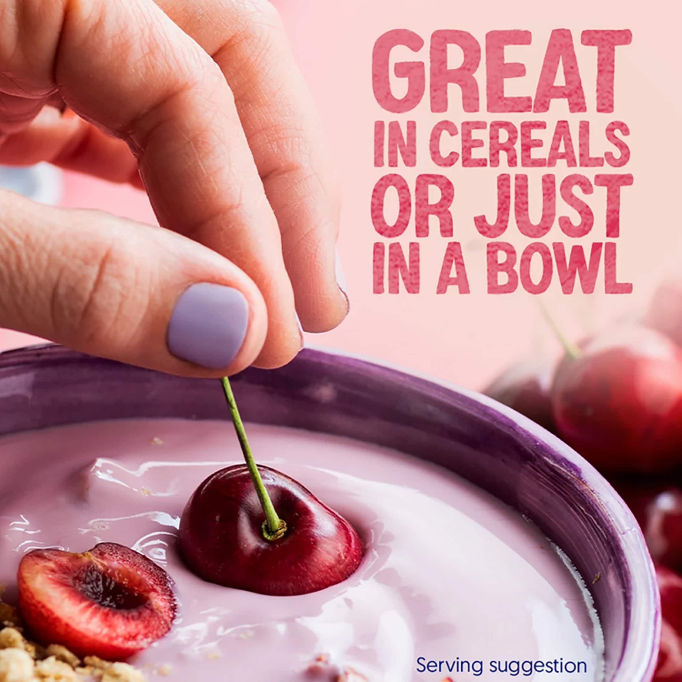 Alpro Cherry Dairy Free Soya Yoghurt Alternative 500g thumbnail 4