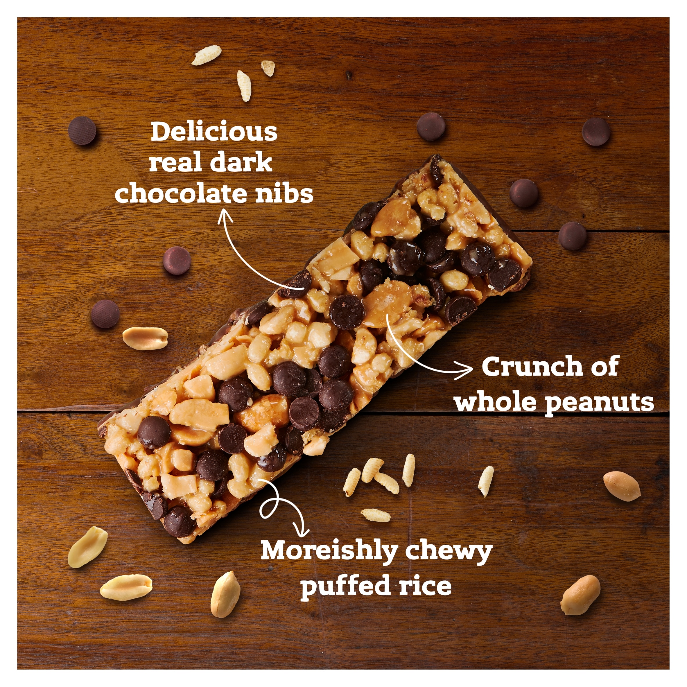 Nature Valley Protein Peanut & Chocolate Bars 4 x 40g thumbnail 3