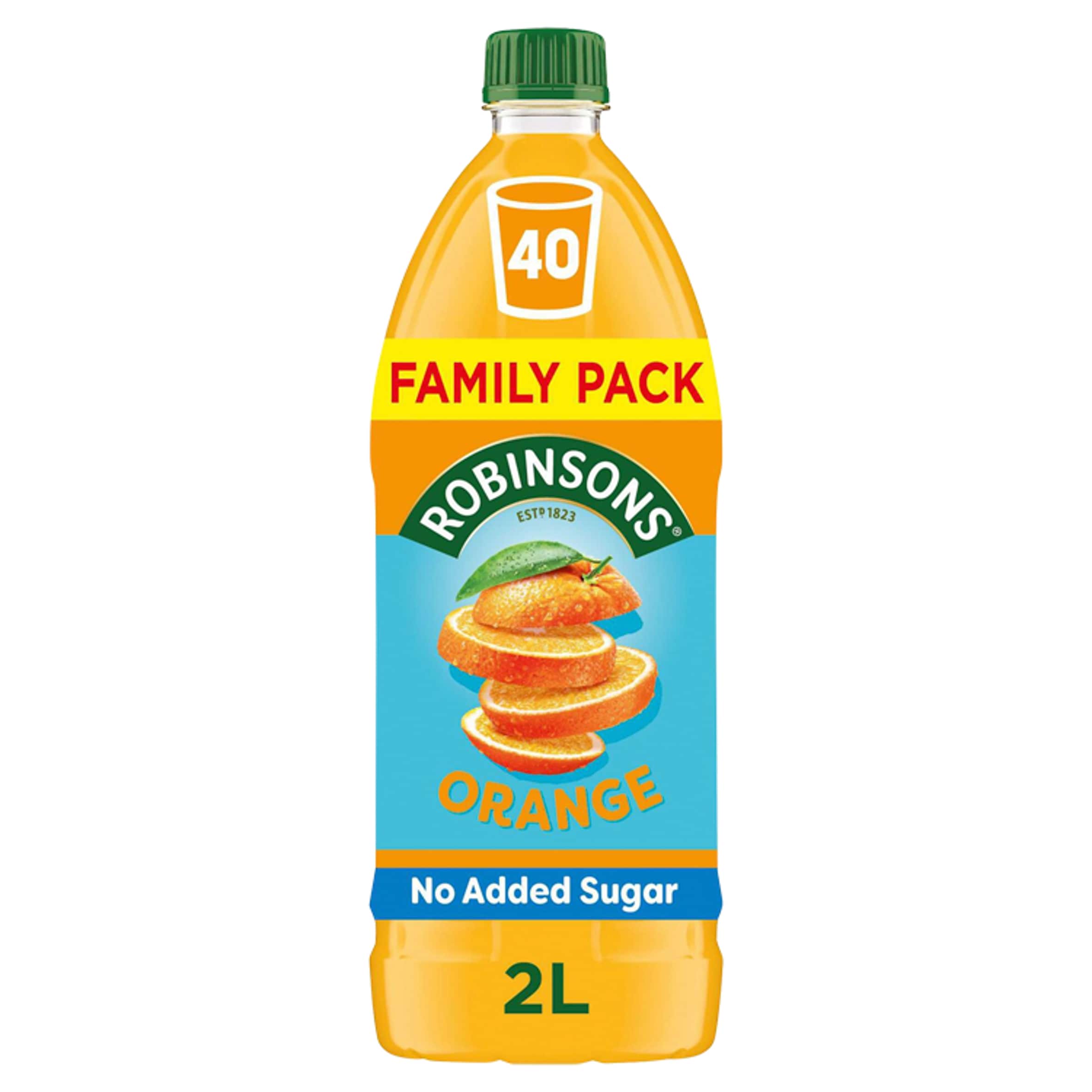Robinsons Orange No Added Sugar Squash 2L