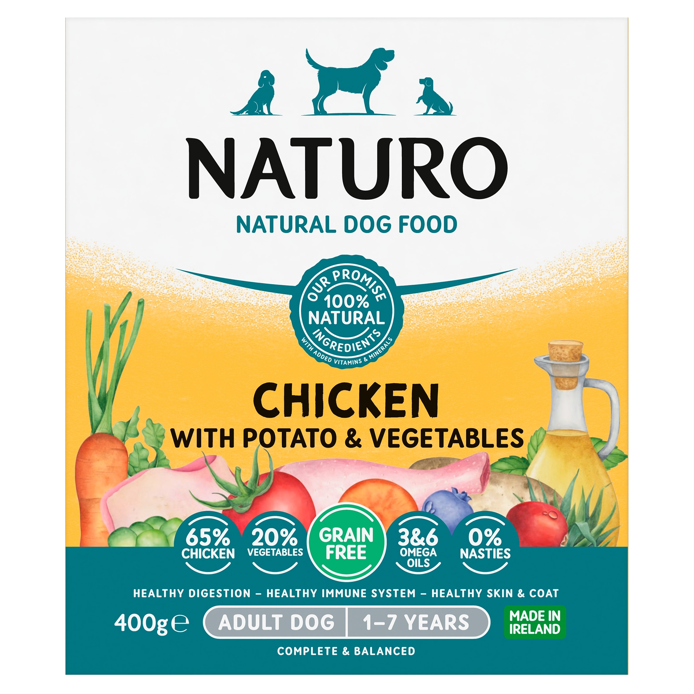 Naturo Grain Free Chicken with Potato & Vegetables