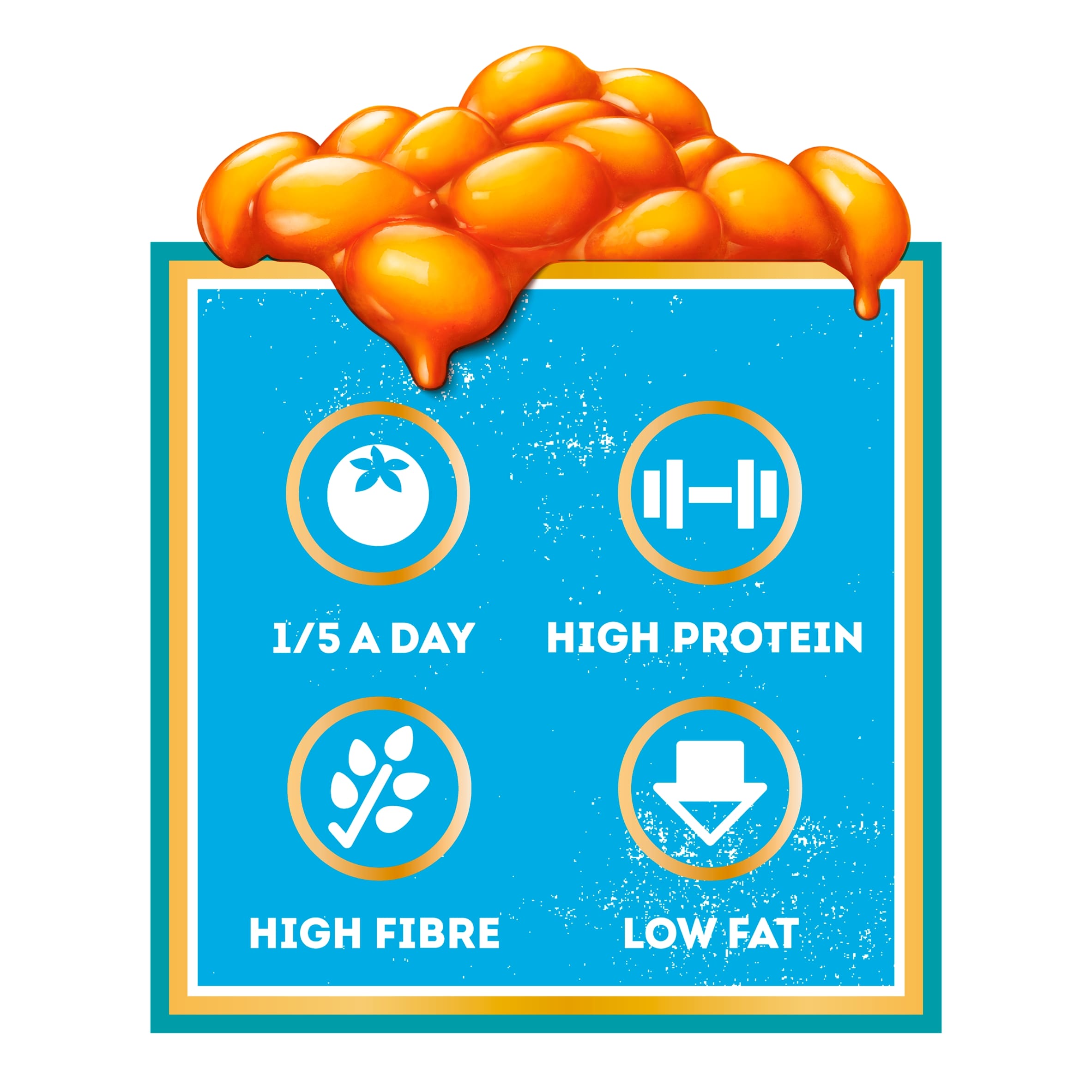 Heinz Baked Beans No Added Sugar 200G thumbnail 2