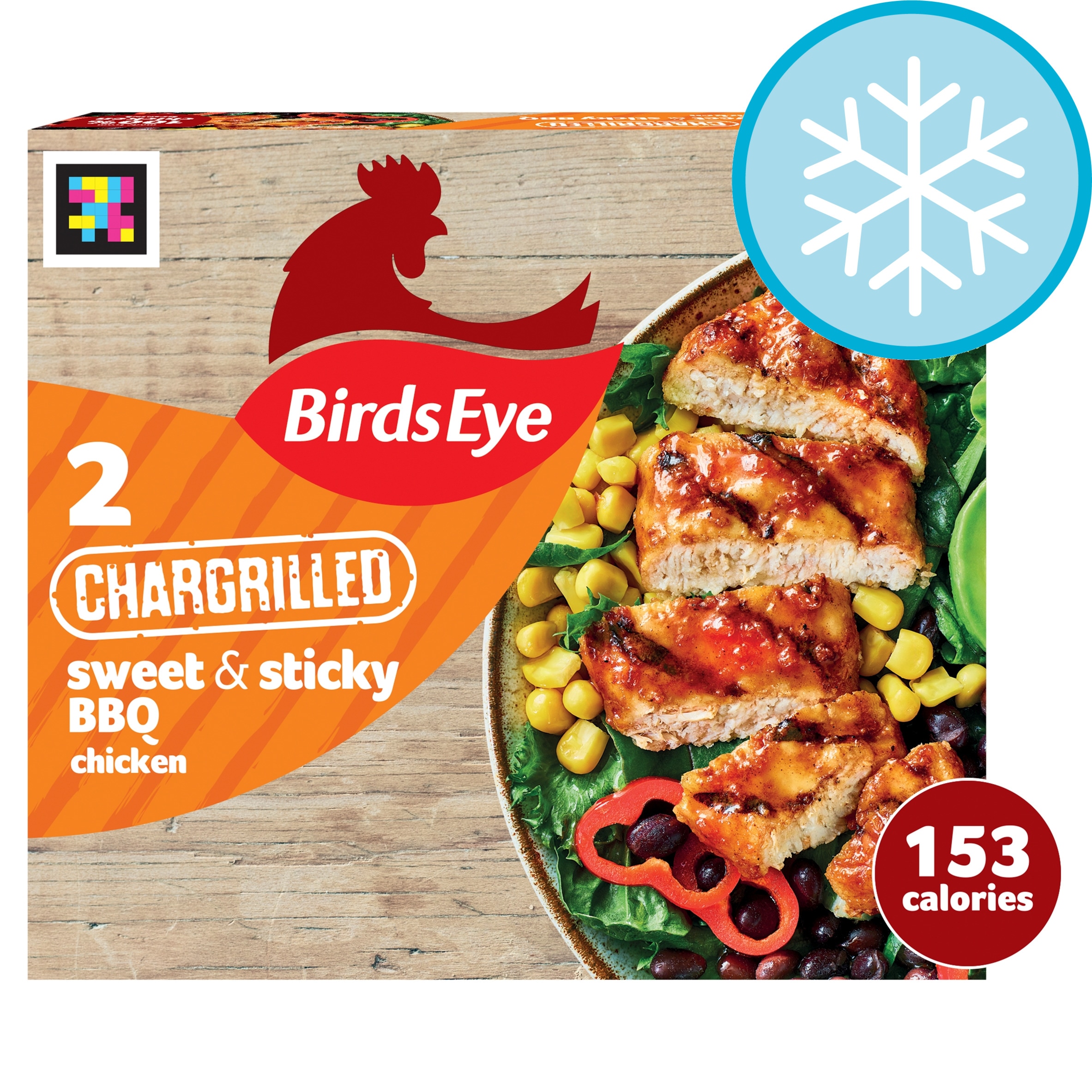 Birds Eye 2 Sweet & Sticky BBQ Chicken Chargrills 174g