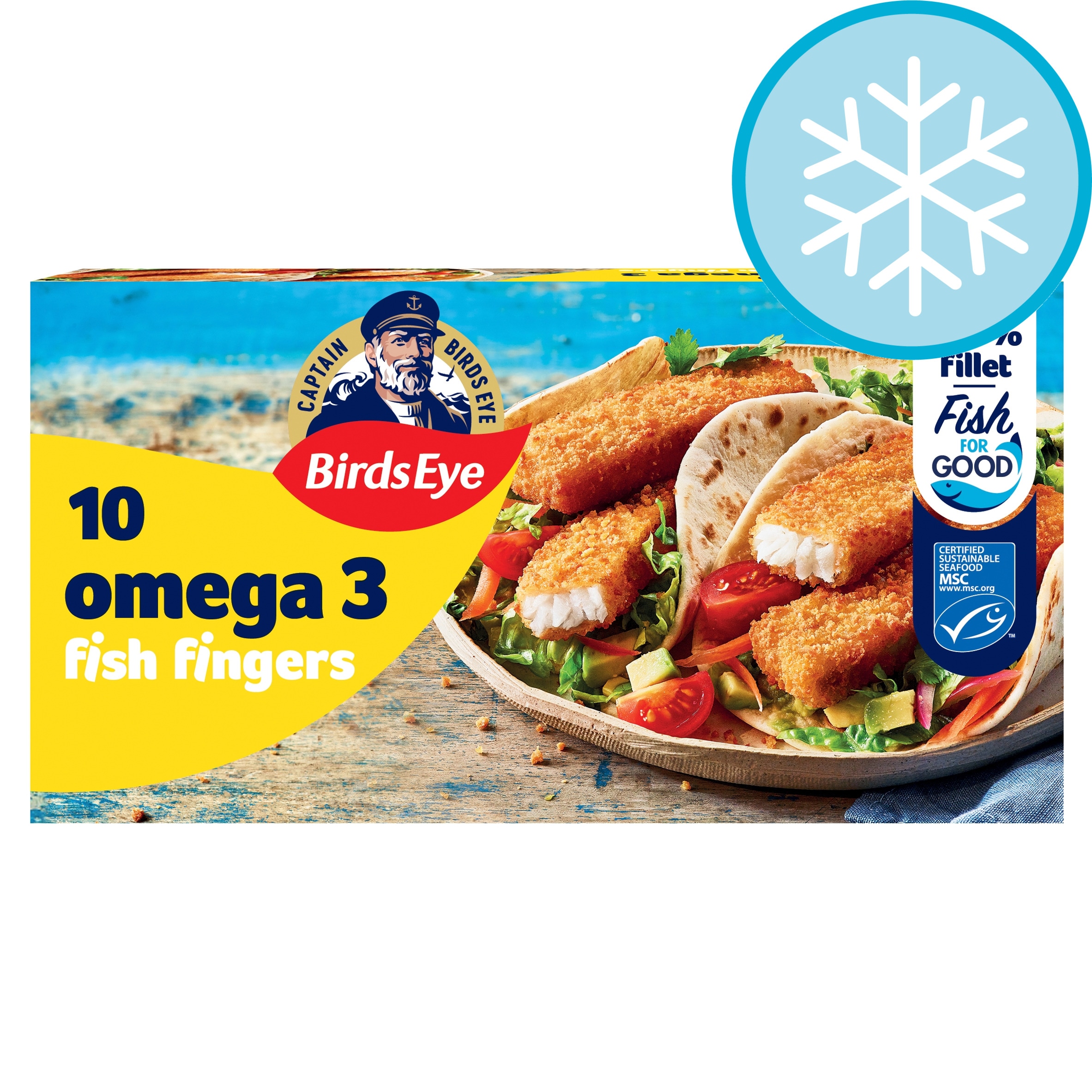 Birds Eye 10 MSC Breaded Omega 3 Fish Fingers
