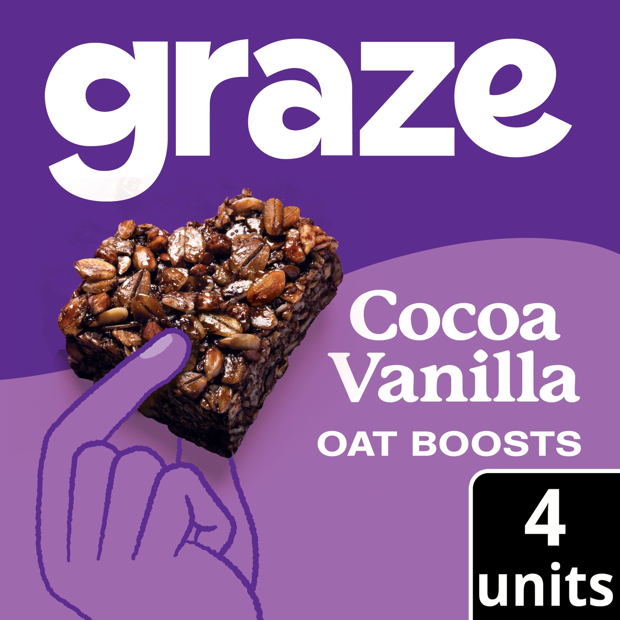 Graze Protein Cocoa Vanilla Snack Bars