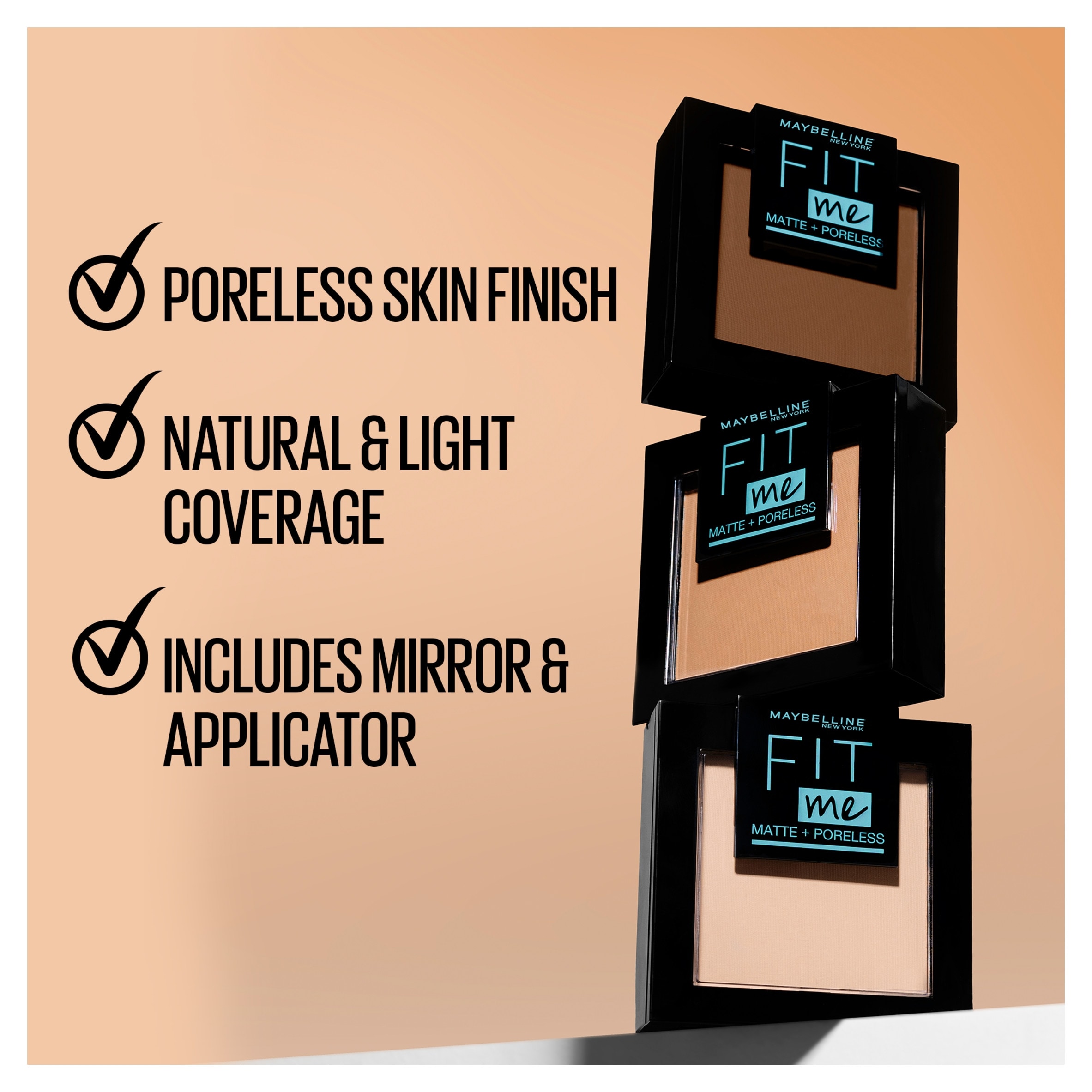 Maybelline Fit Me Powder 105 Natural Ivory 9G thumbnail 3