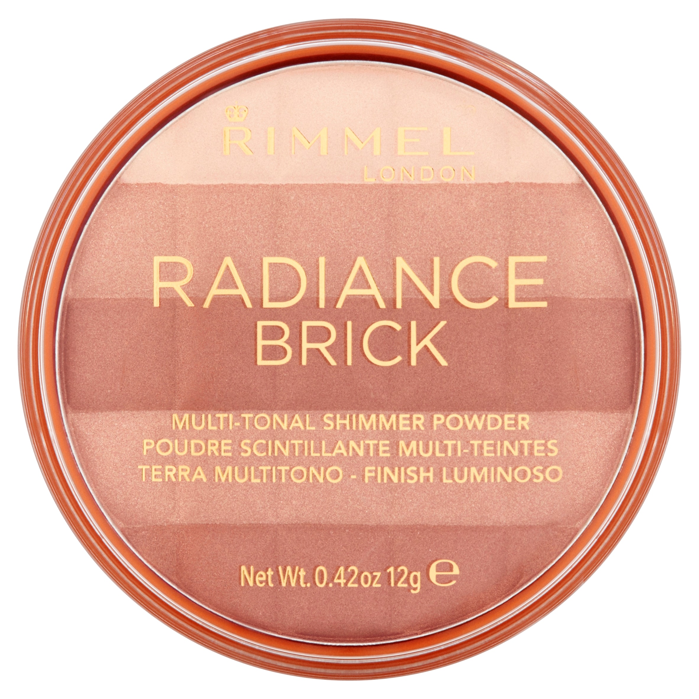 Rimmel Radiance Brick Shimmer Powder 02 12G