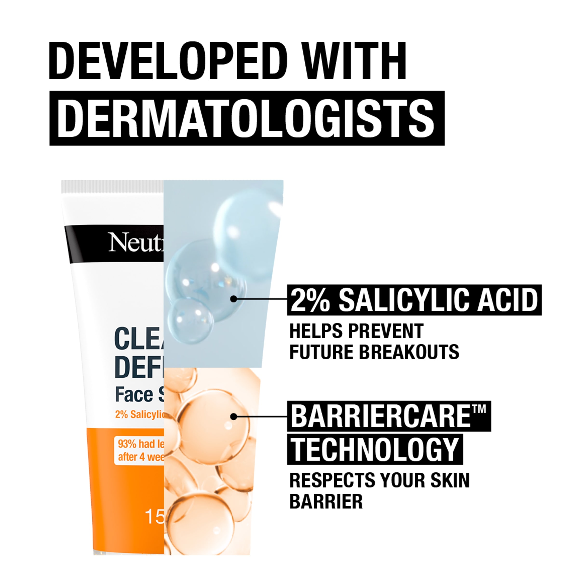 Neutrogena Clear & Defend Facial Scrub 2% Salicylic Acid 150ml. thumbnail 5