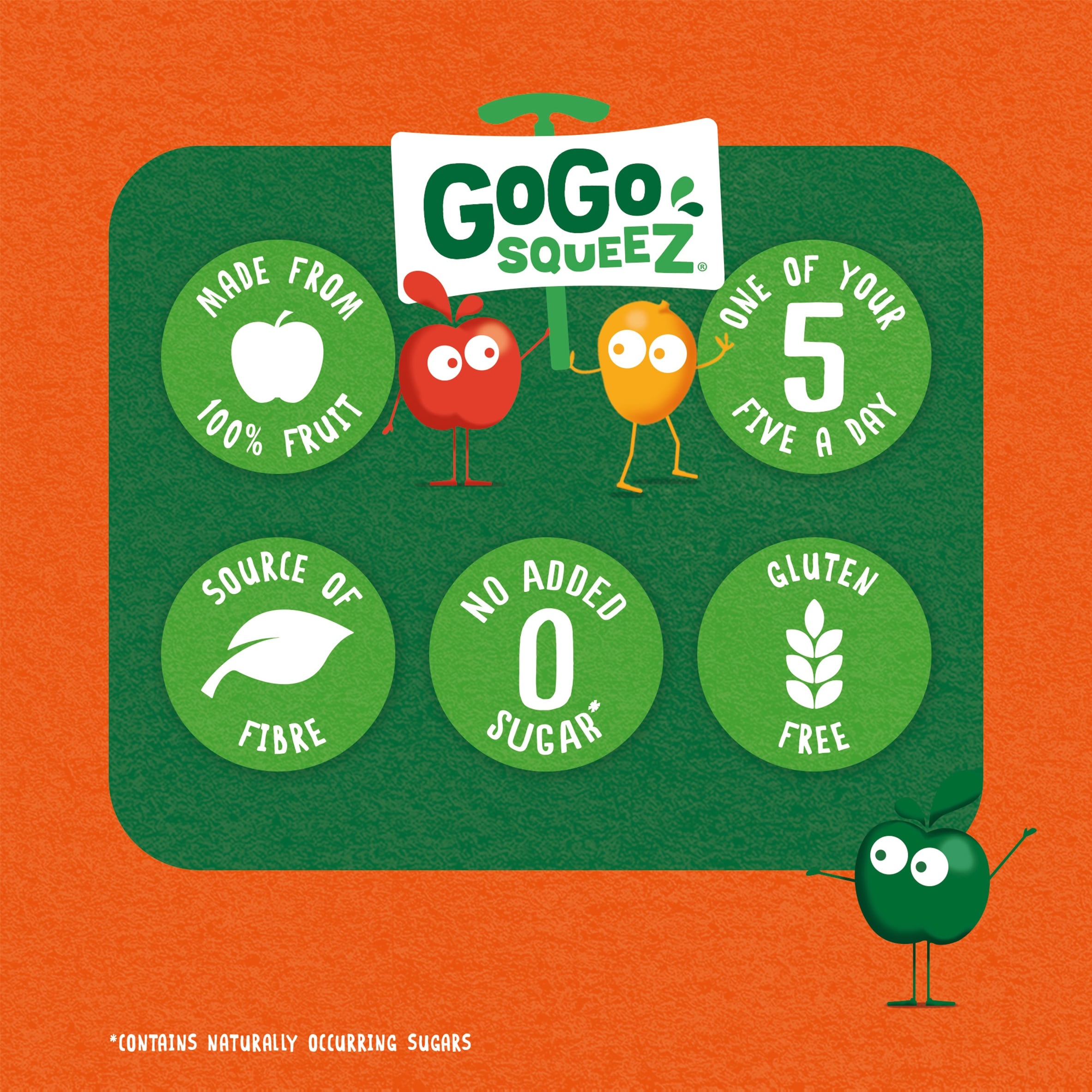 Gogo Squeez Fruit Snack Apple Mango 4X90g thumbnail 4