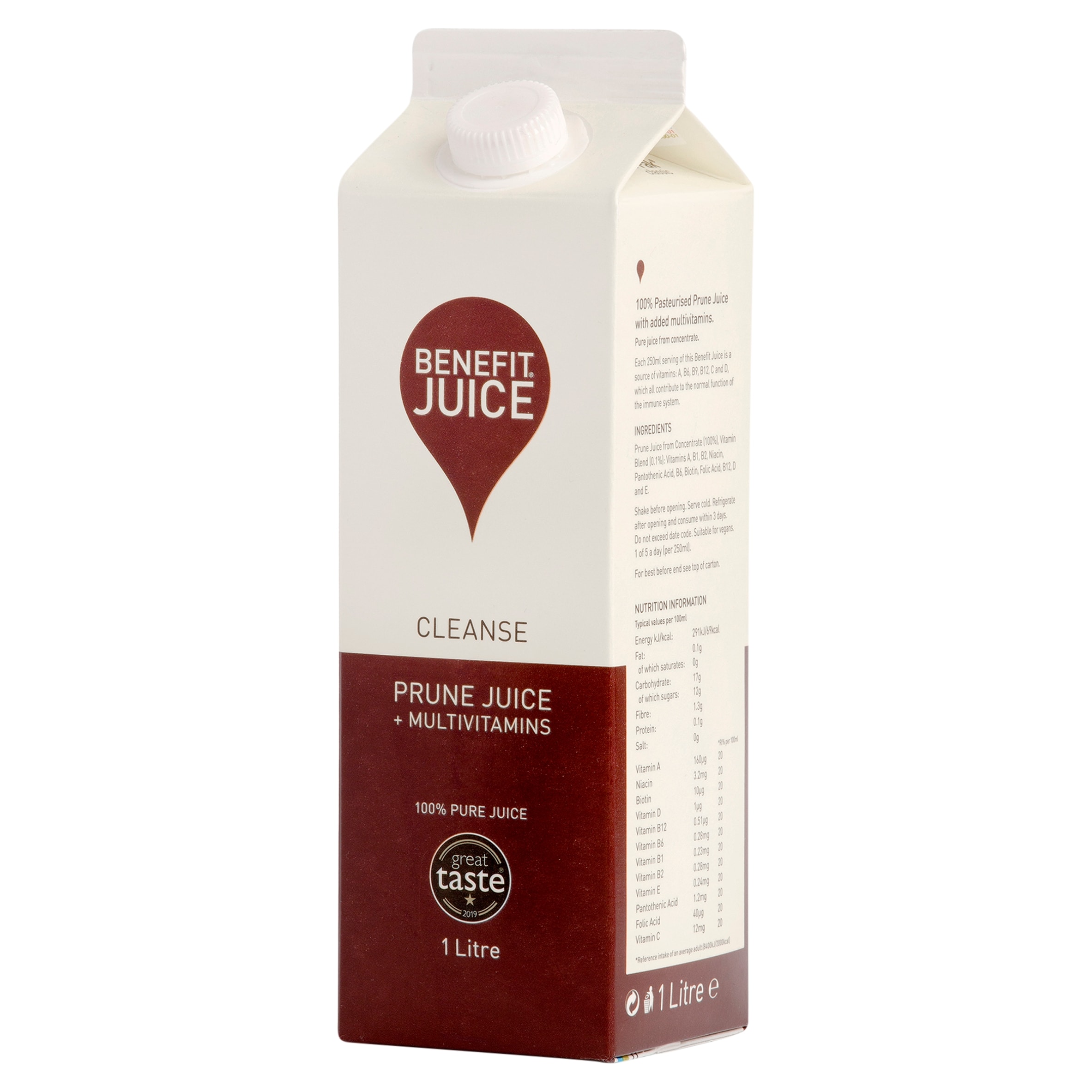 Benefit 100% Prune Juice 1Litre thumbnail 2