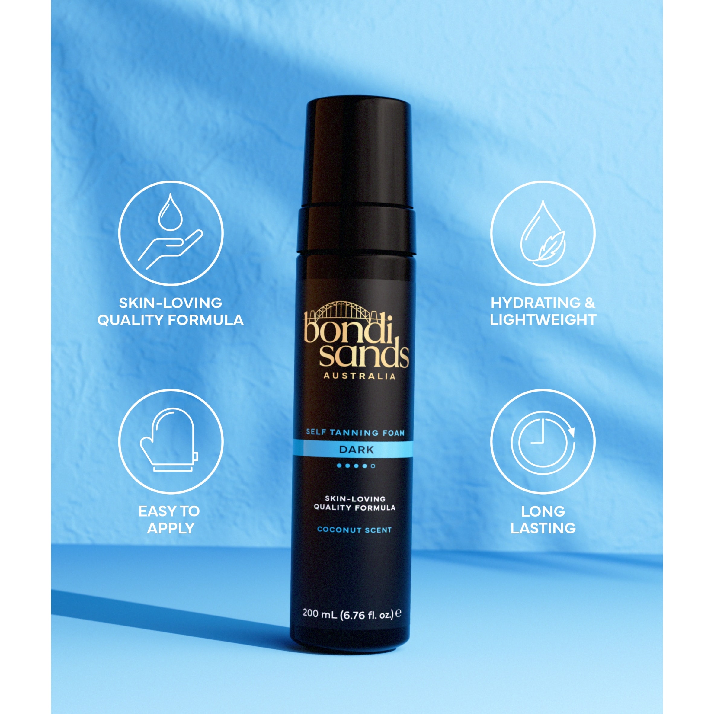 Bondi Sands Self Tan Foam Dark 200Ml thumbnail 5