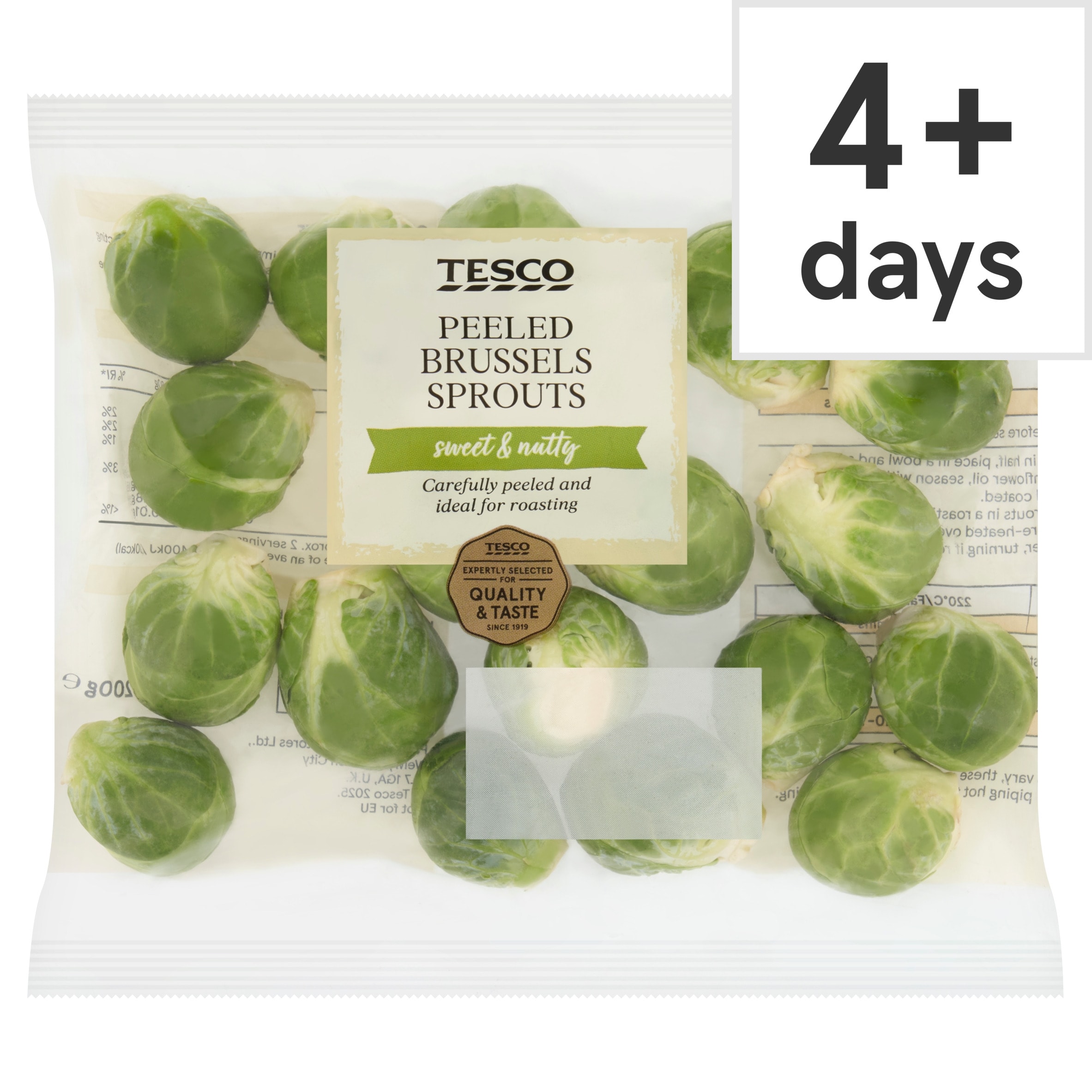 Tesco Peeled Brussels Sprouts 200G
