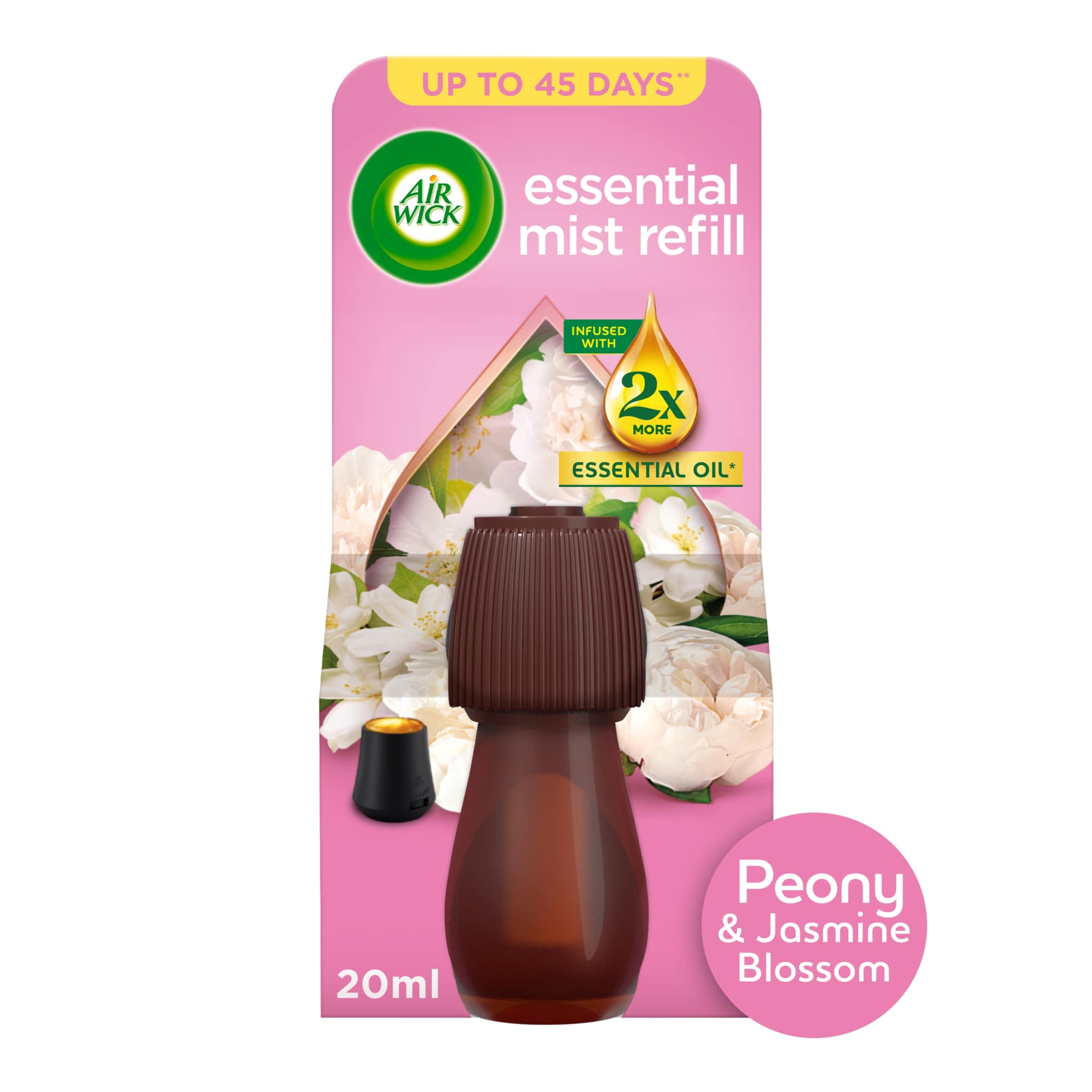 Air Wick Essential Mist Air Freshener Refill - Peony & Jasmine 20ml