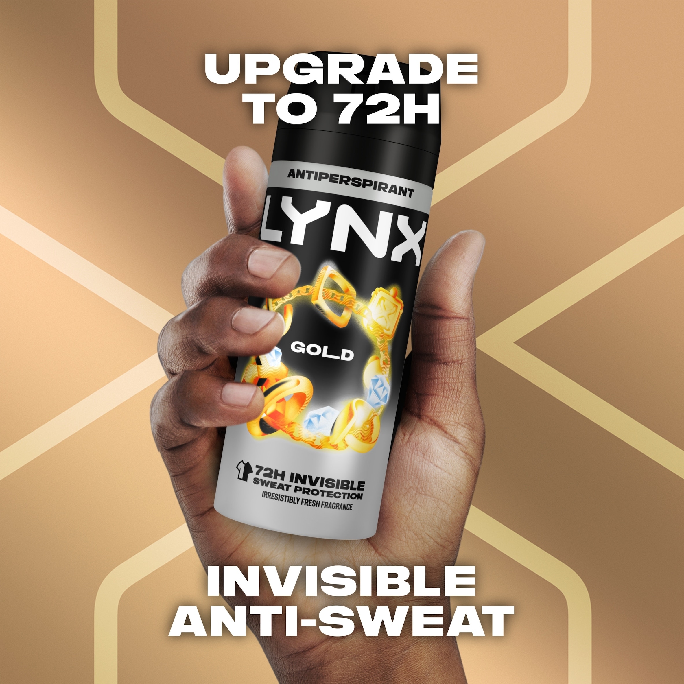 Lynx Gold 72h Antiperspirant Deodorant 150ml thumbnail 2