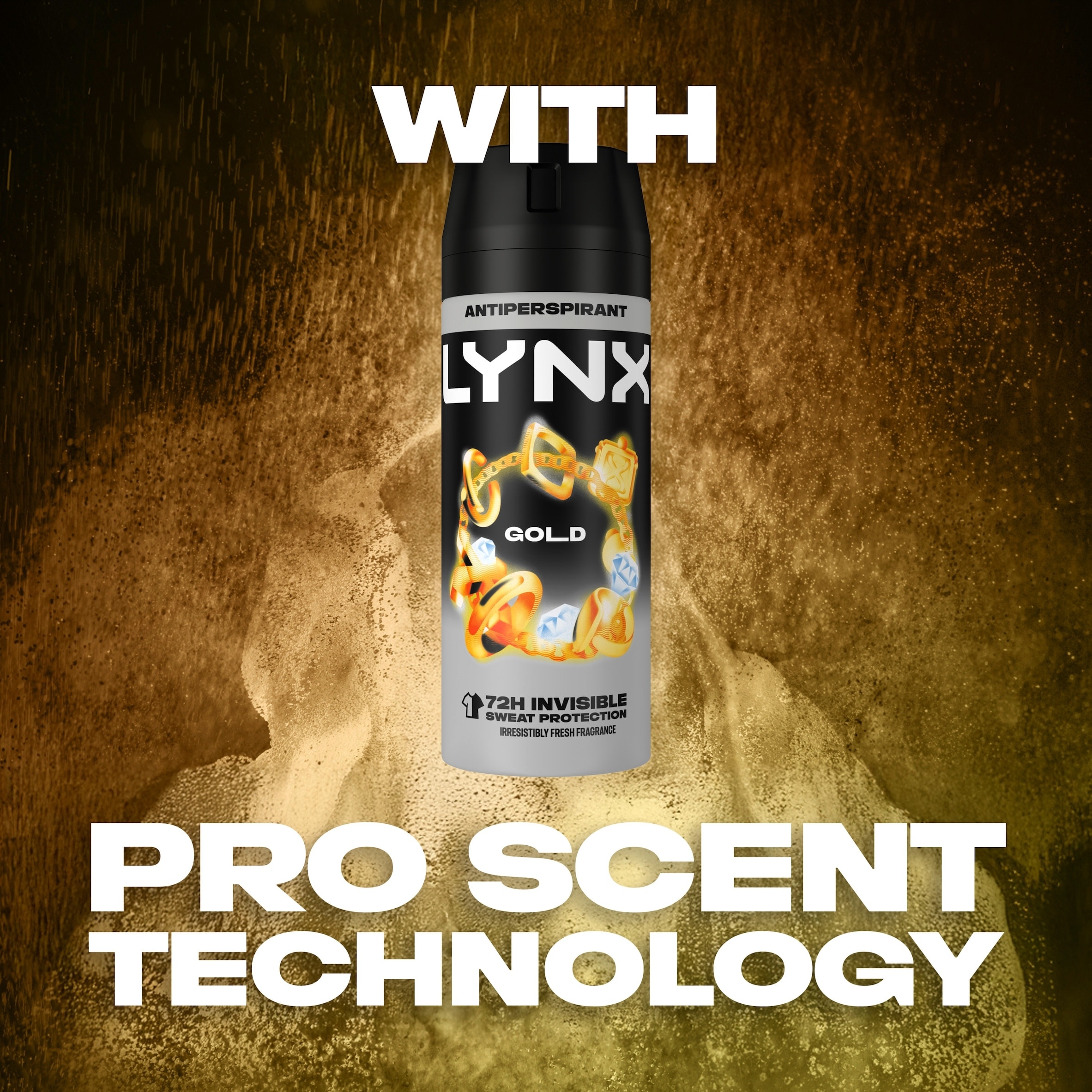 Lynx Gold 72h Antiperspirant Deodorant 150ml thumbnail 4