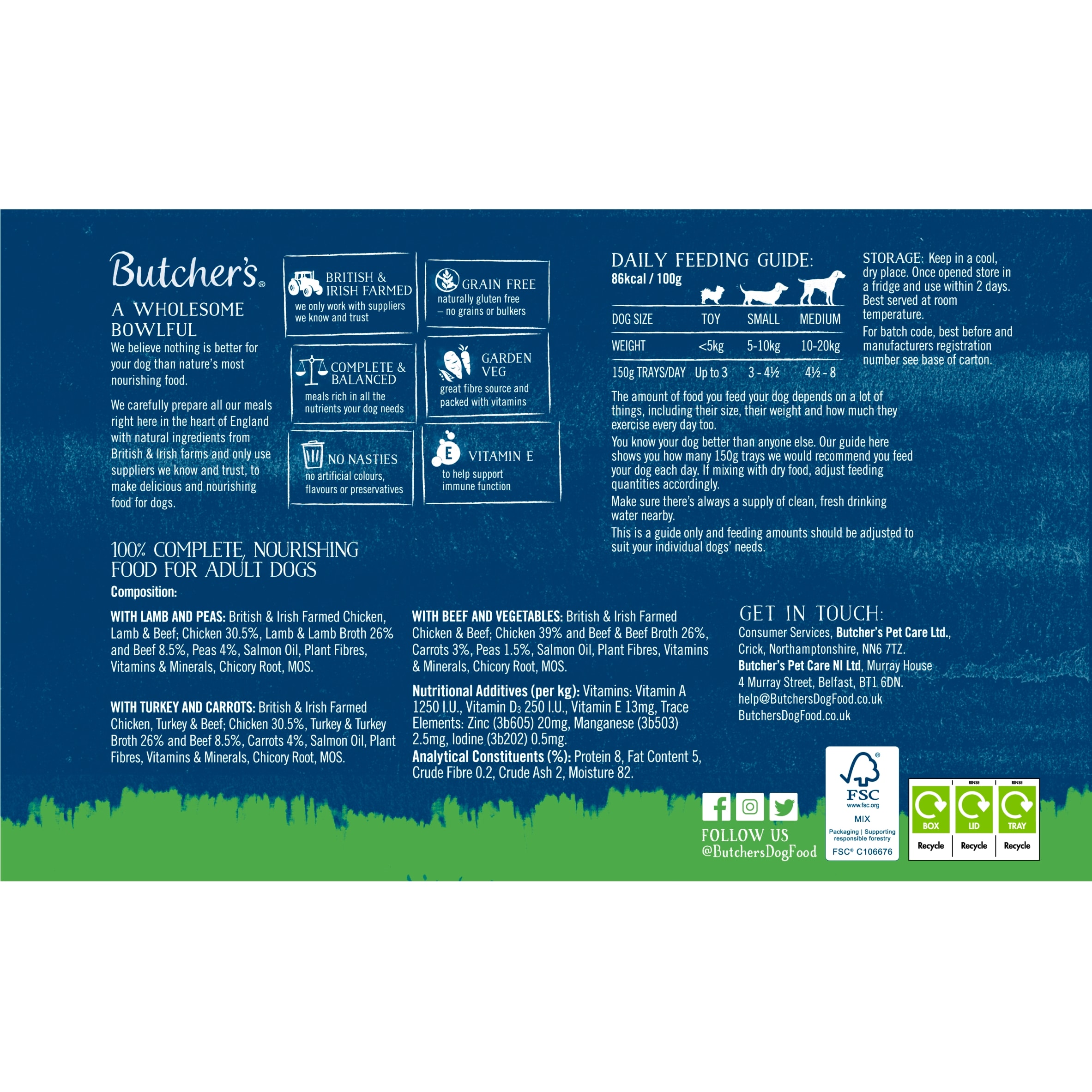 Butchers Traditional Recipe 12X150g Foiltray thumbnail 3